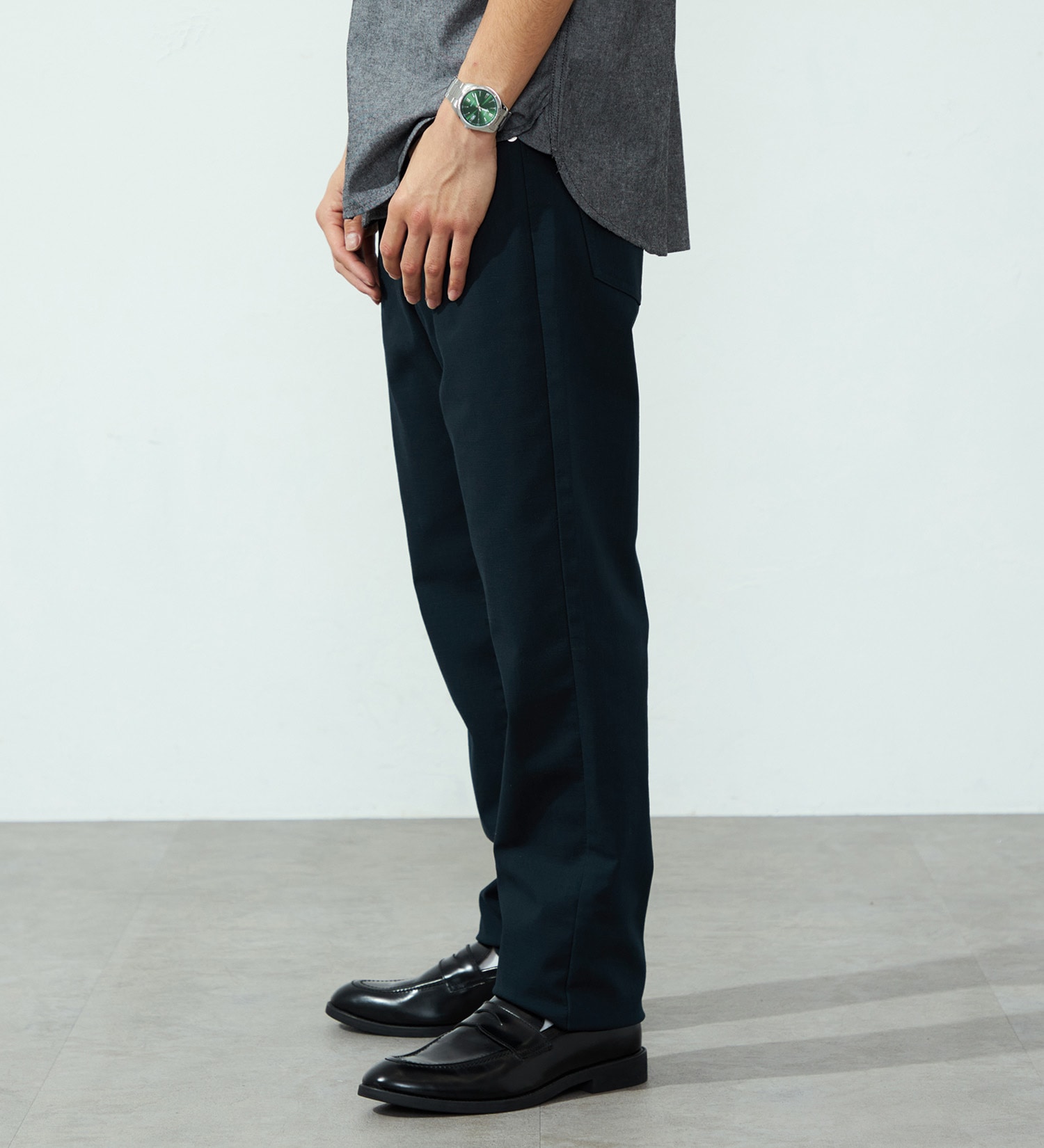 EDWIN(エドウイン)の【涼】COOLタイトストレッチパンツ【アウトレット店舗・WEB限定】|パンツ/パンツ/メンズ|ネイビー