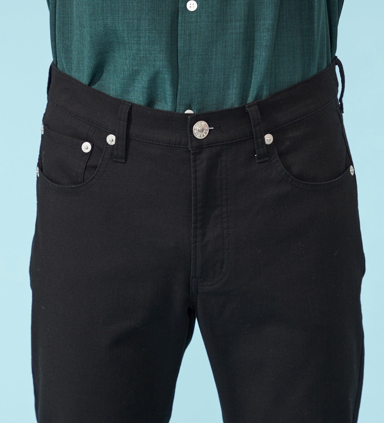 EDWIN(エドウイン)の【涼】COOLタイトストレッチパンツ【アウトレット店舗・WEB限定】|パンツ/パンツ/メンズ|ブラック