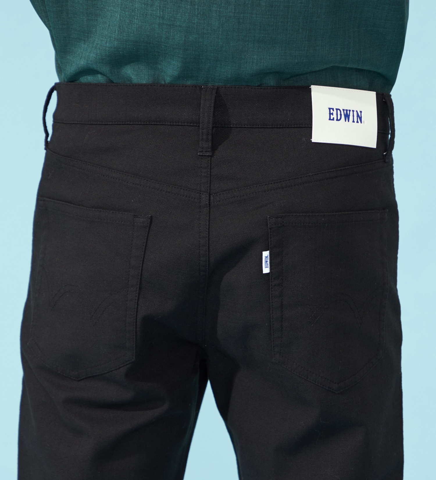 EDWIN(エドウイン)の【涼】COOLタイトストレッチパンツ【アウトレット店舗・WEB限定】|パンツ/パンツ/メンズ|ブラック