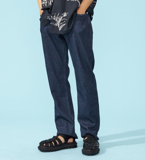 EDWIN(エドウイン)の【ポイントアップ対象】【涼】COOL ストレッチレギュラーストレートデニムパンツ【アウトレット店舗・WEB限定】|パンツ/デニム / ジーンズパンツ/メンズ|インディゴブルー
