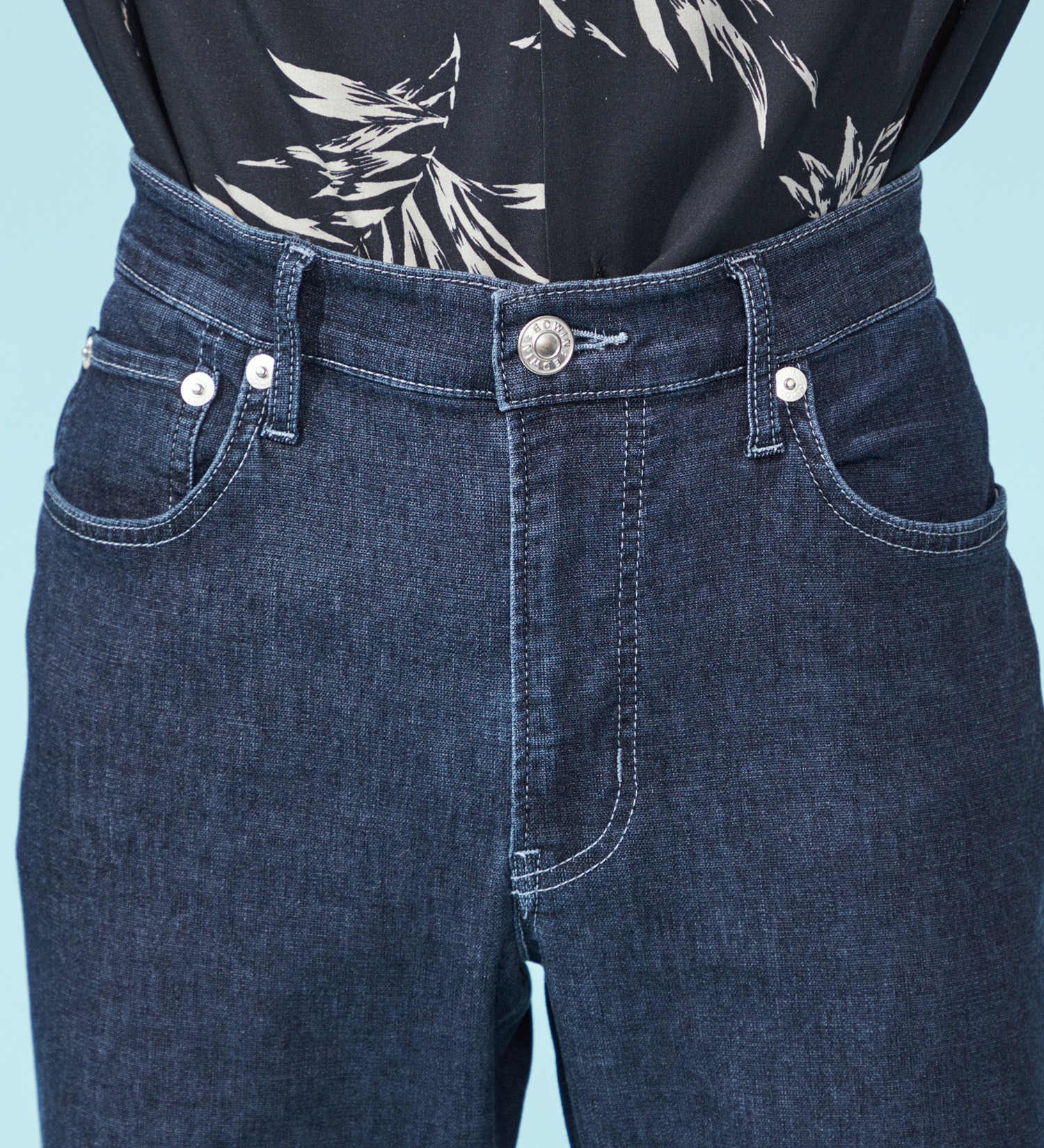 EDWIN(エドウイン)の【涼】COOL ストレッチレギュラーストレートデニムパンツ【アウトレット店舗・WEB限定】|パンツ/デニム / ジーンズパンツ/メンズ|インディゴブルー