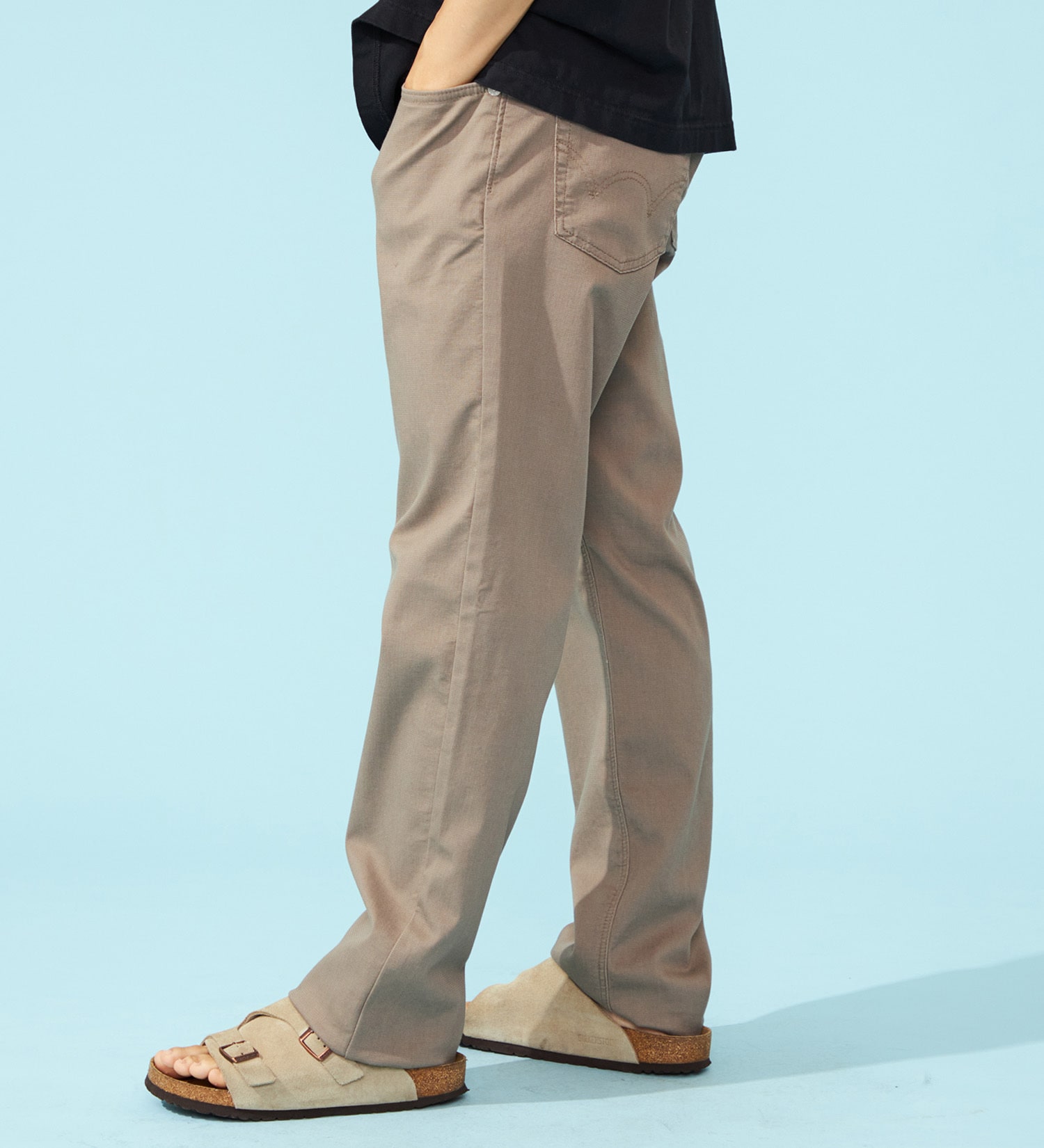 EDWIN(エドウイン)の【ポイントアップ対象】【涼】COOL ストレッチレギュラーストレートデニムパンツ【アウトレット店舗・WEB限定】|パンツ/デニム / ジーンズパンツ/メンズ|ブラウン