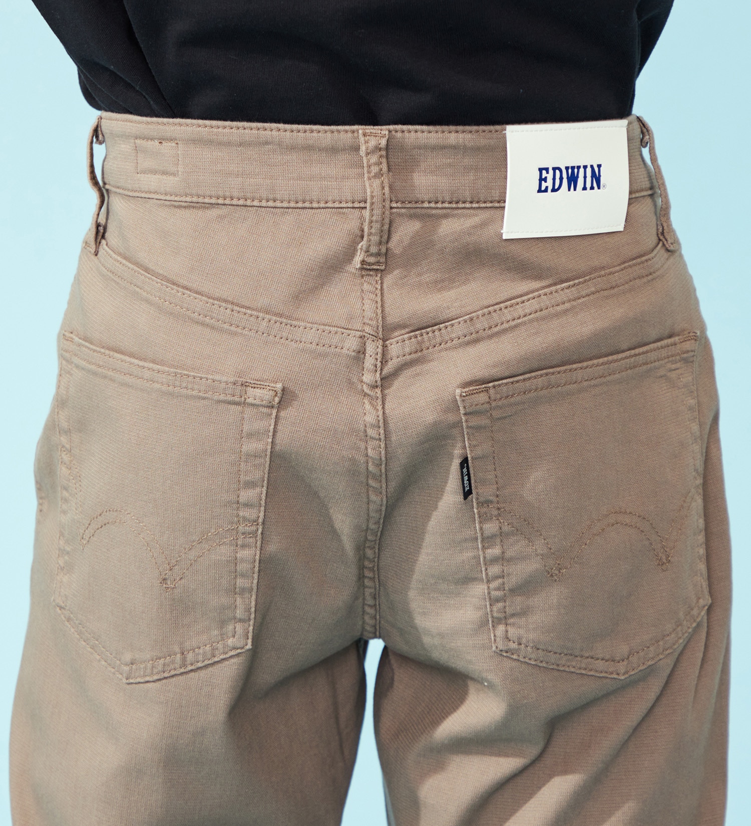 EDWIN(エドウイン)の【ポイントアップ対象】【涼】COOL ストレッチレギュラーストレートデニムパンツ【アウトレット店舗・WEB限定】|パンツ/デニム / ジーンズパンツ/メンズ|ブラウン