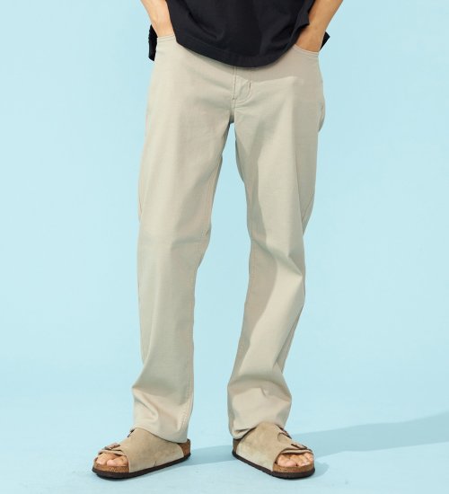 EDWIN(エドウイン)の【ポイントアップ対象】【涼】COOL ストレッチレギュラーストレートデニムパンツ【アウトレット店舗・WEB限定】|パンツ/デニム / ジーンズパンツ/メンズ|ベージュ