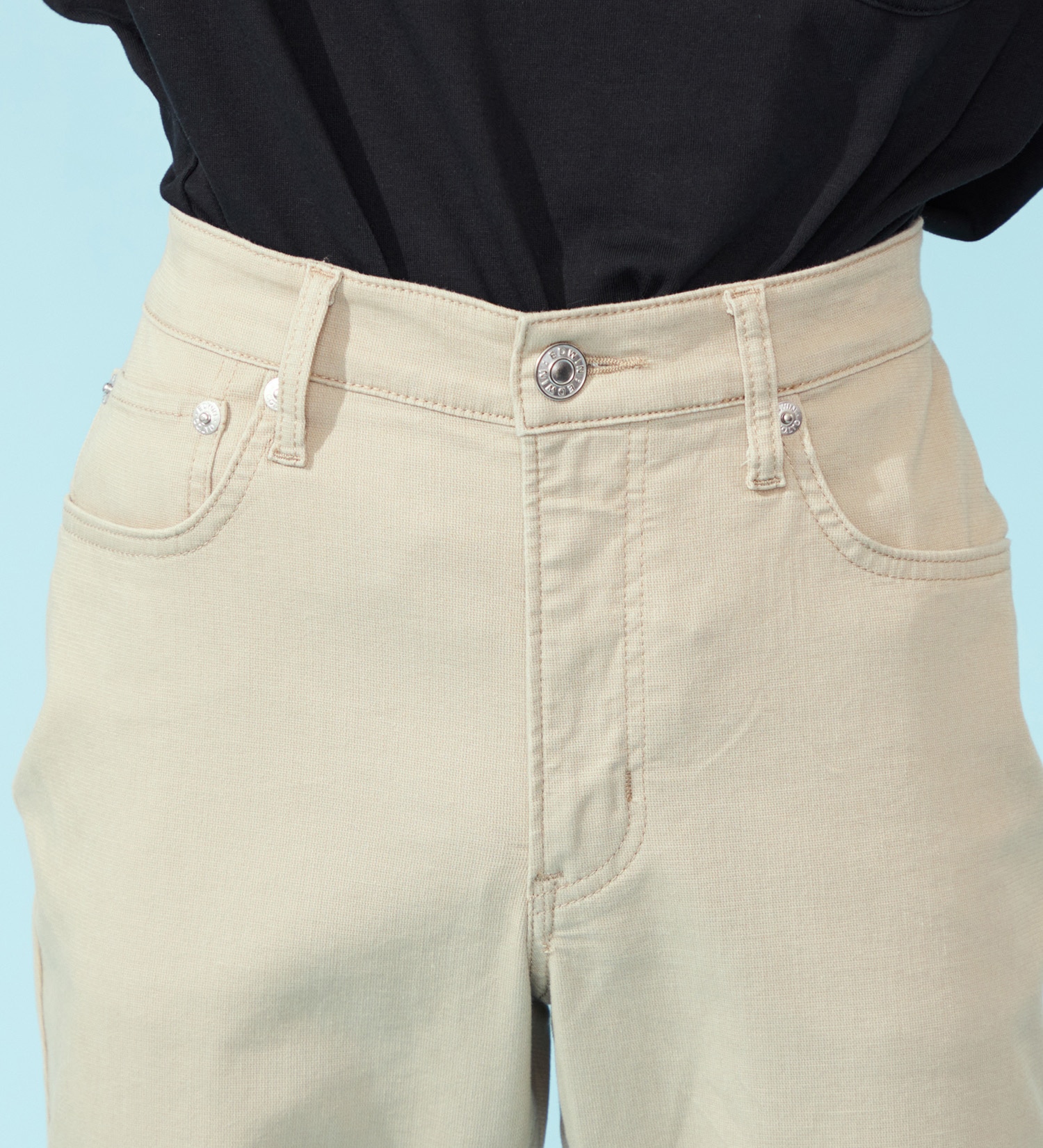 EDWIN(エドウイン)の【ポイントアップ対象】【涼】COOL ストレッチレギュラーストレートデニムパンツ【アウトレット店舗・WEB限定】|パンツ/デニム / ジーンズパンツ/メンズ|ベージュ
