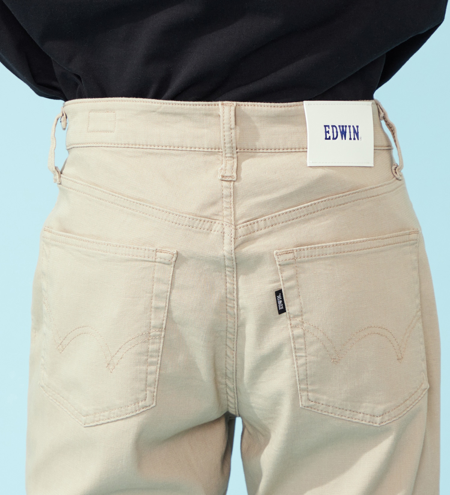 EDWIN(エドウイン)の【ポイントアップ対象】【涼】COOL ストレッチレギュラーストレートデニムパンツ【アウトレット店舗・WEB限定】|パンツ/デニム / ジーンズパンツ/メンズ|ベージュ
