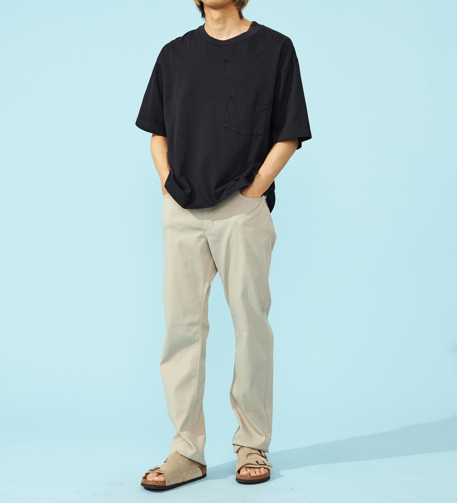 EDWIN(エドウイン)の【ポイントアップ対象】【涼】COOL ストレッチレギュラーストレートデニムパンツ【アウトレット店舗・WEB限定】|パンツ/デニム / ジーンズパンツ/メンズ|ベージュ