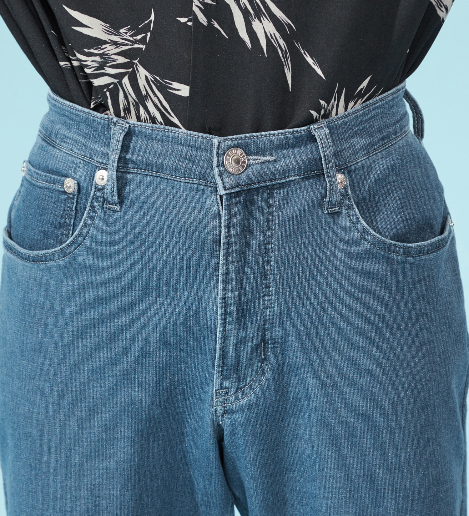 EDWIN(エドウイン)の【涼】COOL ストレッチレギュラーストレートデニムパンツ【アウトレット店舗・WEB限定】|パンツ/デニム / ジーンズパンツ/メンズ|淡色ブルー