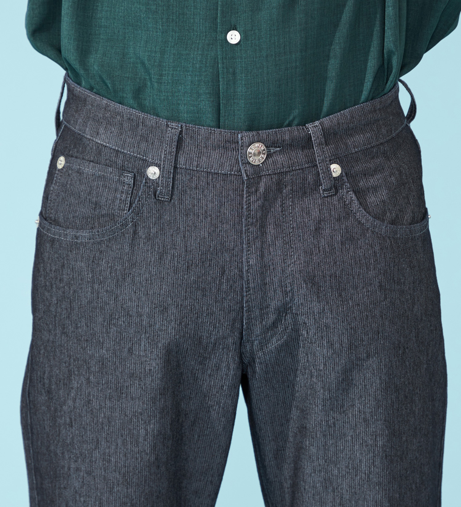 EDWIN(エドウイン)の【涼】COOLルーズストレートデニムパンツ【アウトレット店舗・WEB限定】|パンツ/パンツ/メンズ|インディゴブルー