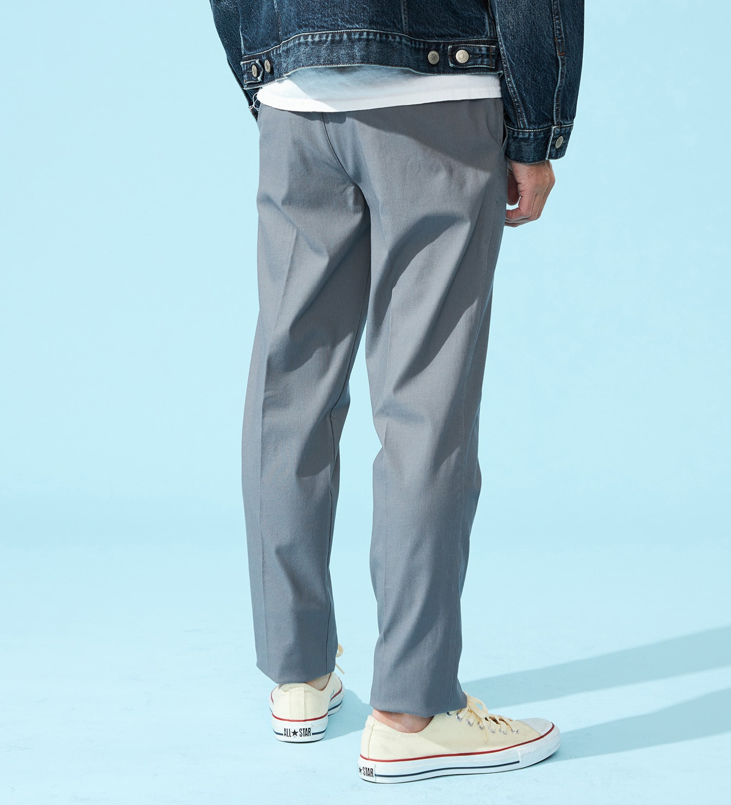 EDWIN(エドウイン)の【涼】COOLスリムトラウザーパンツ【アウトレット店舗・WEB限定】|パンツ/パンツ/メンズ|グレー