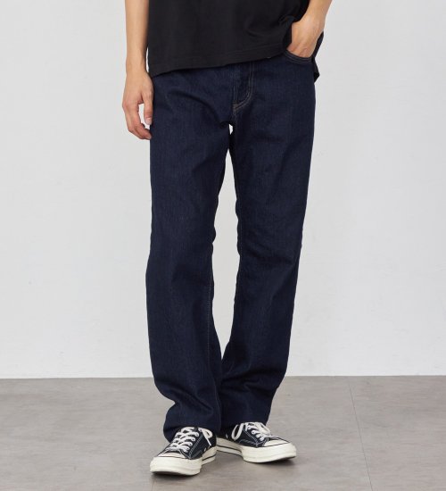 EDWIN(エドウイン)のストレッチゆったりストレートデニムパンツ【アウトレット店舗・WEB限定】|パンツ/デニム/メンズ|インディゴブルー