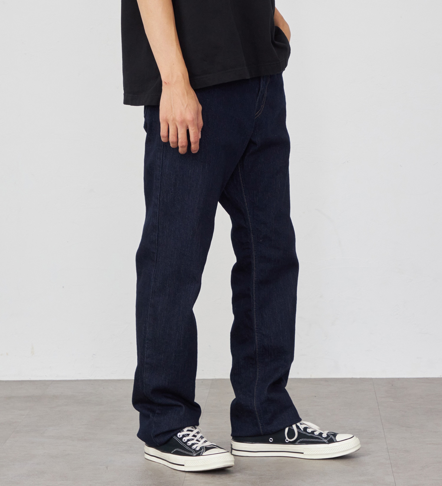 EDWIN(エドウイン)のストレッチゆったりストレートデニムパンツ【アウトレット店舗・WEB限定】|パンツ/デニム / ジーンズパンツ/メンズ|インディゴブルー