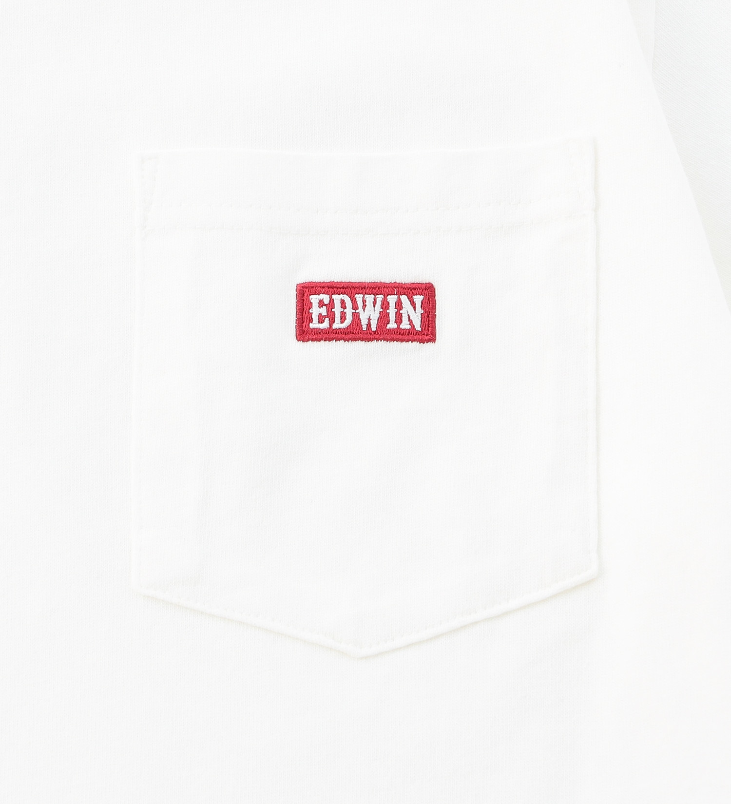 EDWIN(エドウイン)の【BLACKFRIDAY】ポケットロゴTシャツ 半袖【アウトレット店舗・WEB限定】|トップス/Tシャツ/カットソー/メンズ|ホワイト