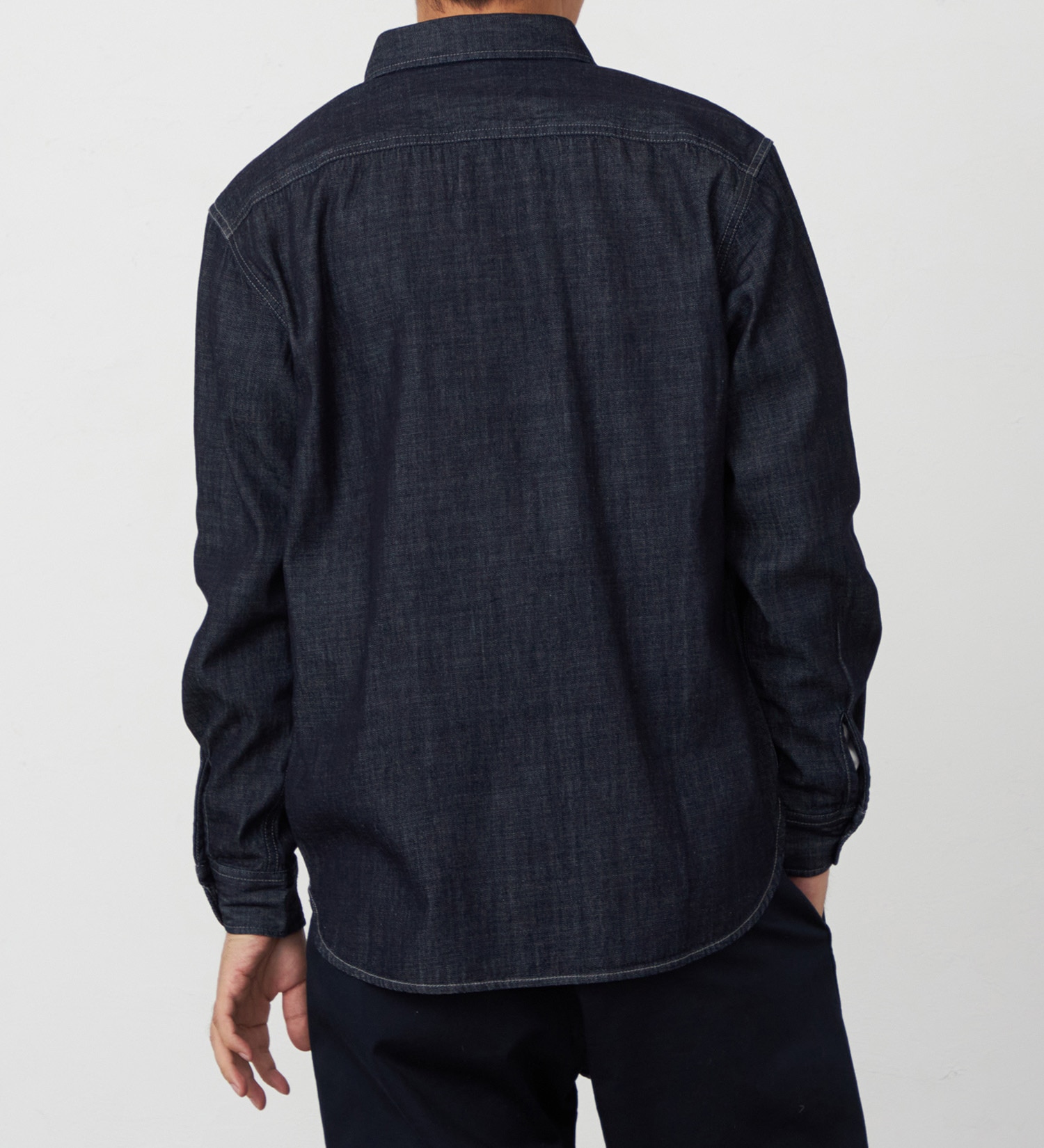 EDWIN(エドウイン)のデニムワークシャツ【アウトレット店舗・WEB限定】|トップス/シャツ/ブラウス/メンズ|インディゴブルー