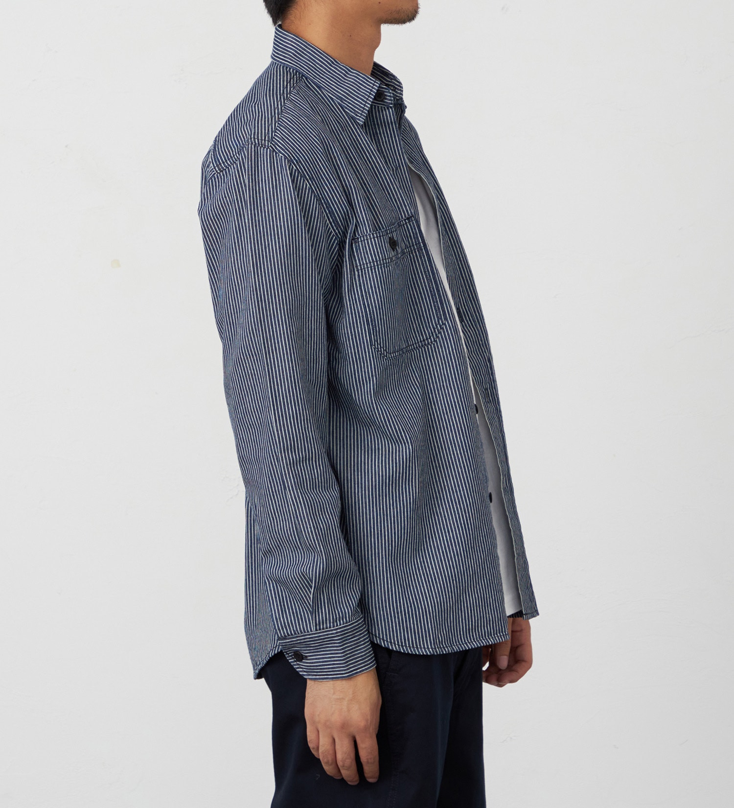 EDWIN(エドウイン)のデニムワークシャツ【アウトレット店舗・WEB限定】|トップス/シャツ/ブラウス/メンズ|ヒッコリー