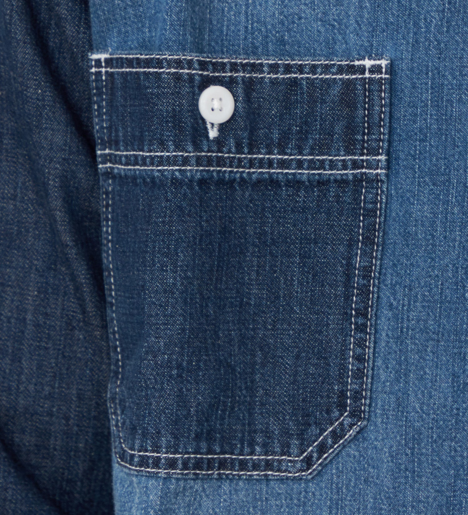 EDWIN(エドウイン)の切り替えデニムシャツ【アウトレット店舗・WEB限定】|トップス/シャツ/ブラウス/メンズ|インディゴブルー