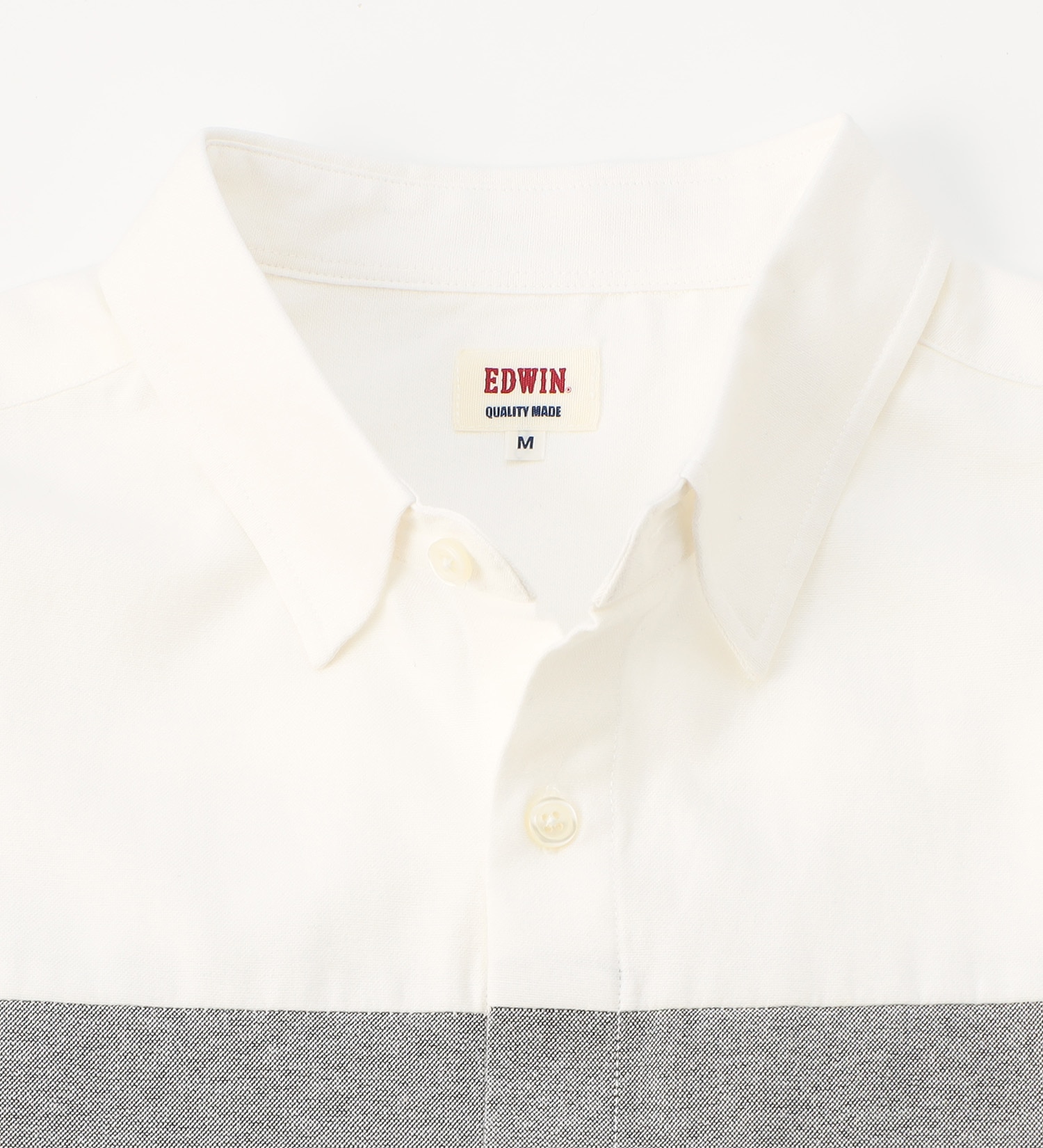 EDWIN(エドウイン)の【BLACKFRIDAY】レギュラーシャツ スイッチパターン【アウトレット店舗・WEB限定】|トップス/シャツ/ブラウス/メンズ|ホワイト系その他