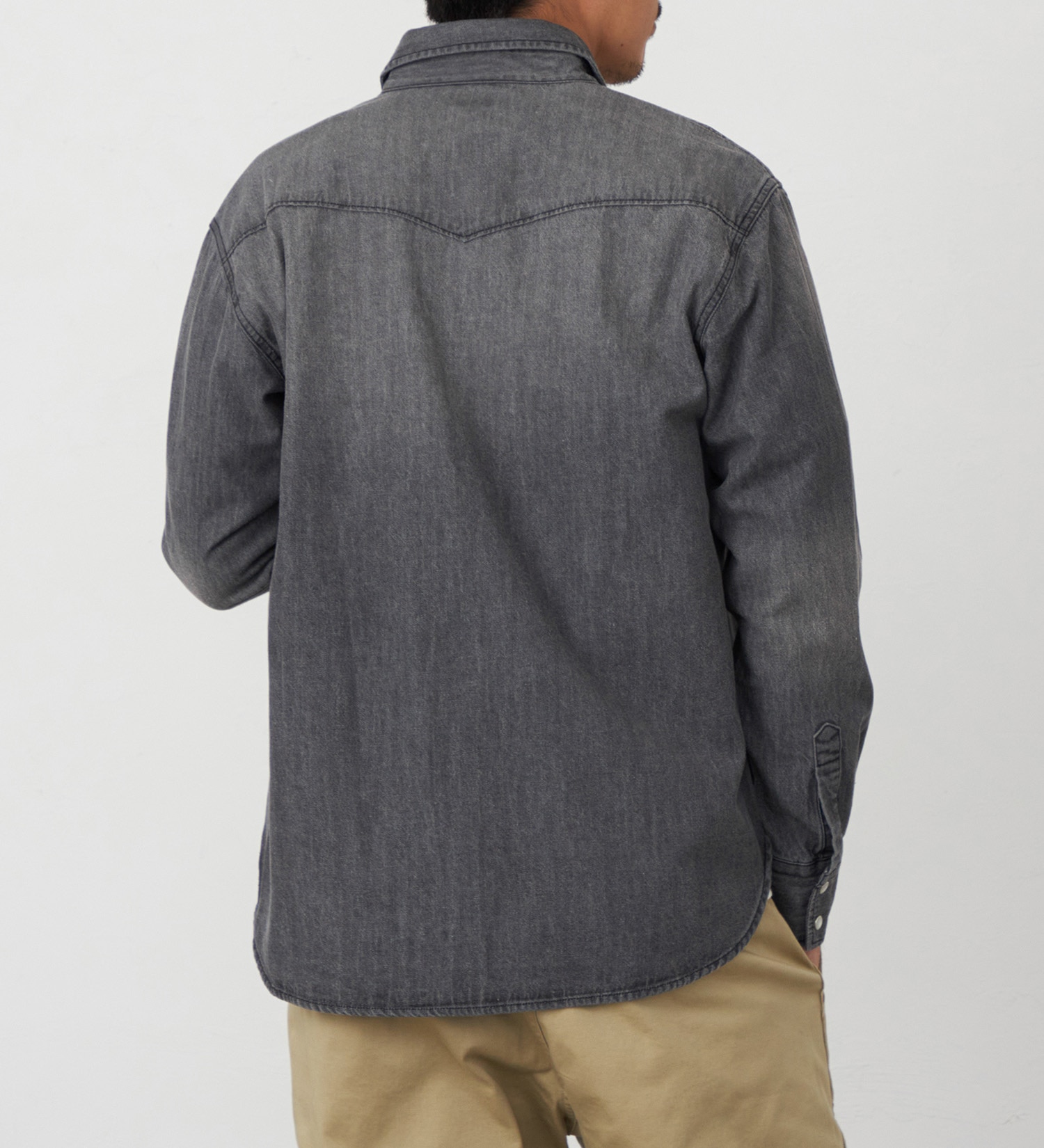 EDWIN(エドウイン)のデニムシャツ【アウトレット店舗・WEB限定】|トップス/シャツ/ブラウス/メンズ|ブラックデニム