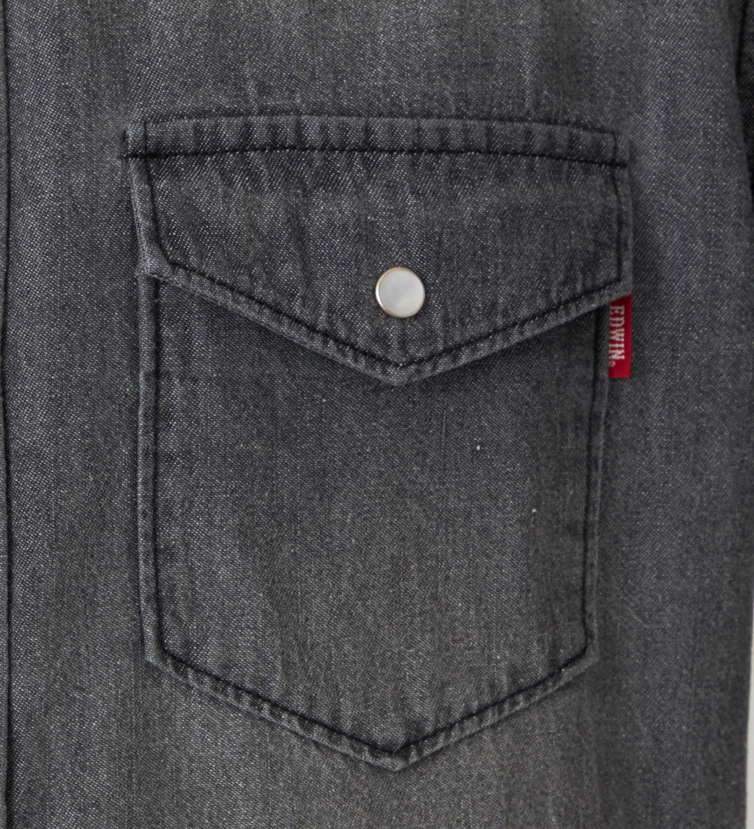 EDWIN(エドウイン)のデニムシャツ【アウトレット店舗・WEB限定】|トップス/シャツ/ブラウス/メンズ|ブラックデニム