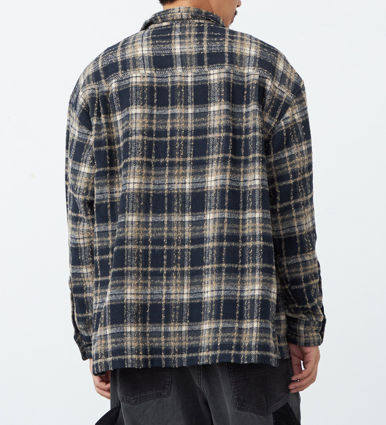 EDWIN(エドウイン)のスーパービックチェックシャツ【アウトレット店舗・WEB限定】|トップス/シャツ/ブラウス/メンズ|ネイビー