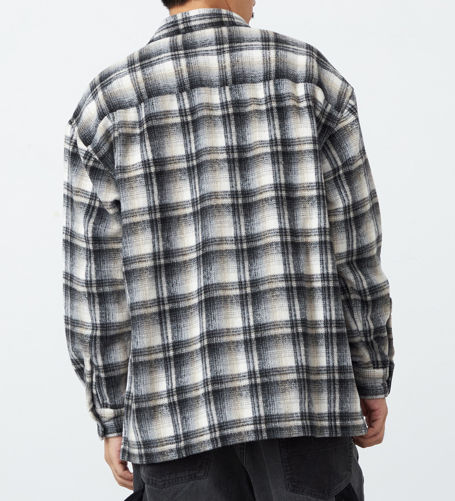 EDWIN(エドウイン)のスーパービックチェックシャツ【アウトレット店舗・WEB限定】|トップス/シャツ/ブラウス/メンズ|ブラック