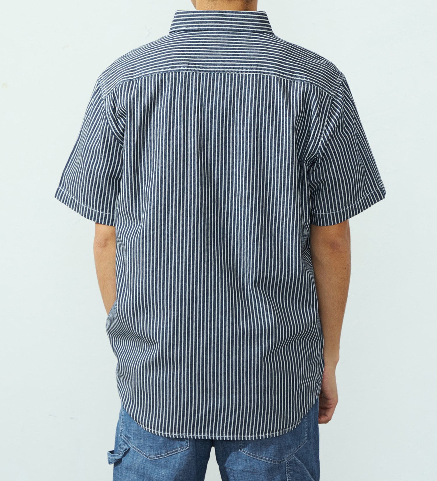 EDWIN(エドウイン)のワークシャツ【半袖】【アウトレット店舗・WEB限定】|トップス/シャツ/ブラウス/メンズ|ヒッコリー