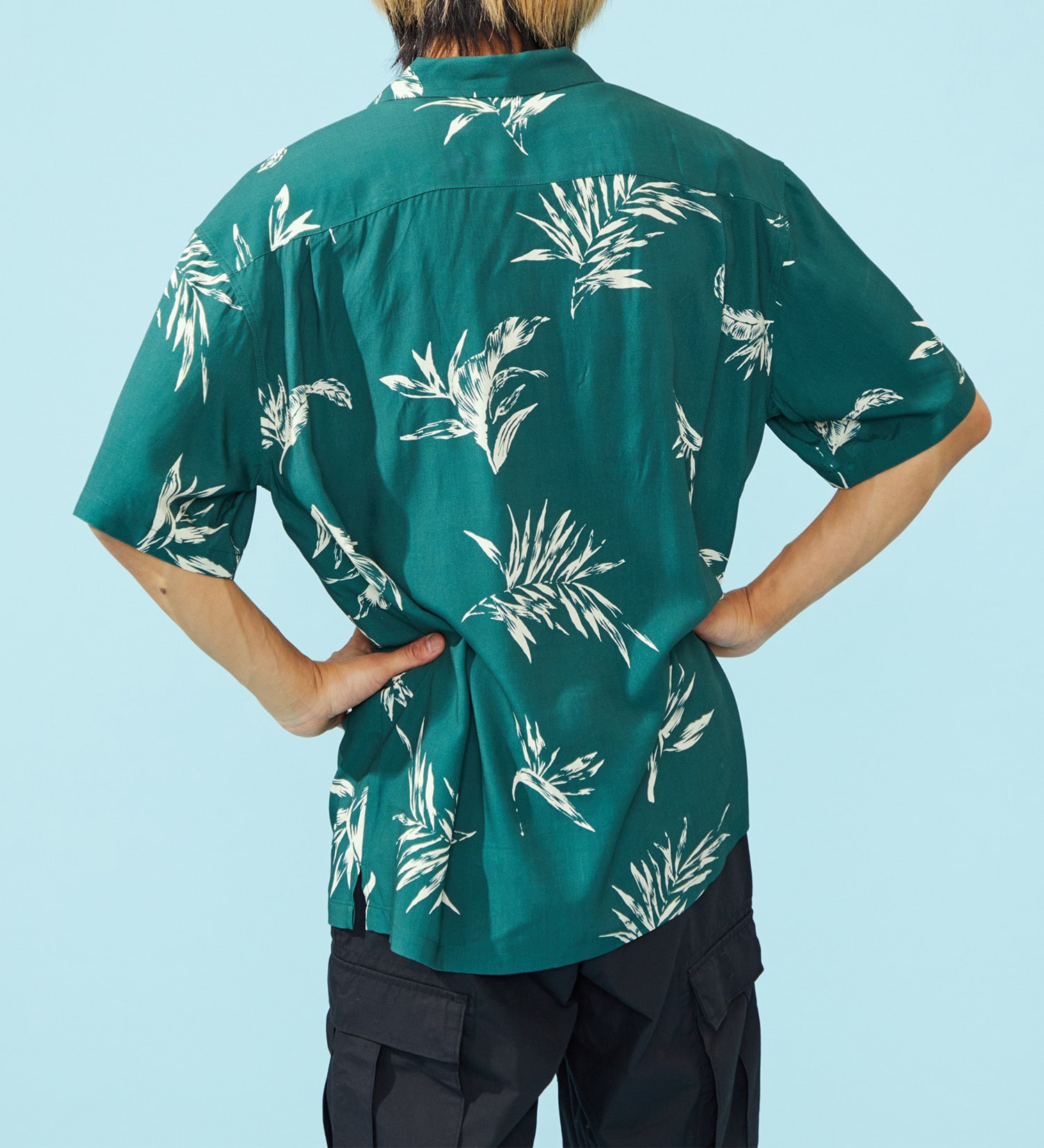 EDWIN(エドウイン)の【ポイントアップ対象】オープンカラーシャツ【アウトレット店舗・WEB限定】|トップス/シャツ/ブラウス/メンズ|グリーン