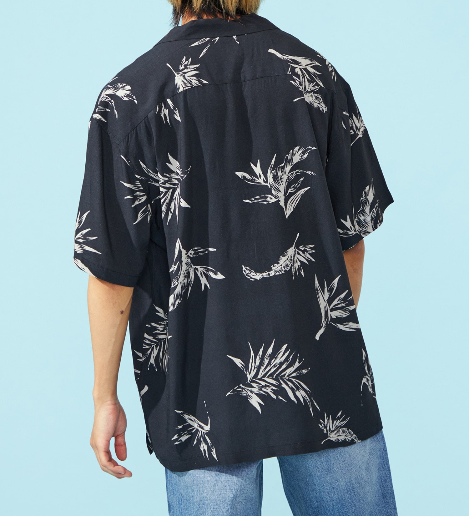 EDWIN(エドウイン)の【ポイントアップ対象】オープンカラーシャツ【アウトレット店舗・WEB限定】|トップス/シャツ/ブラウス/メンズ|ブラック