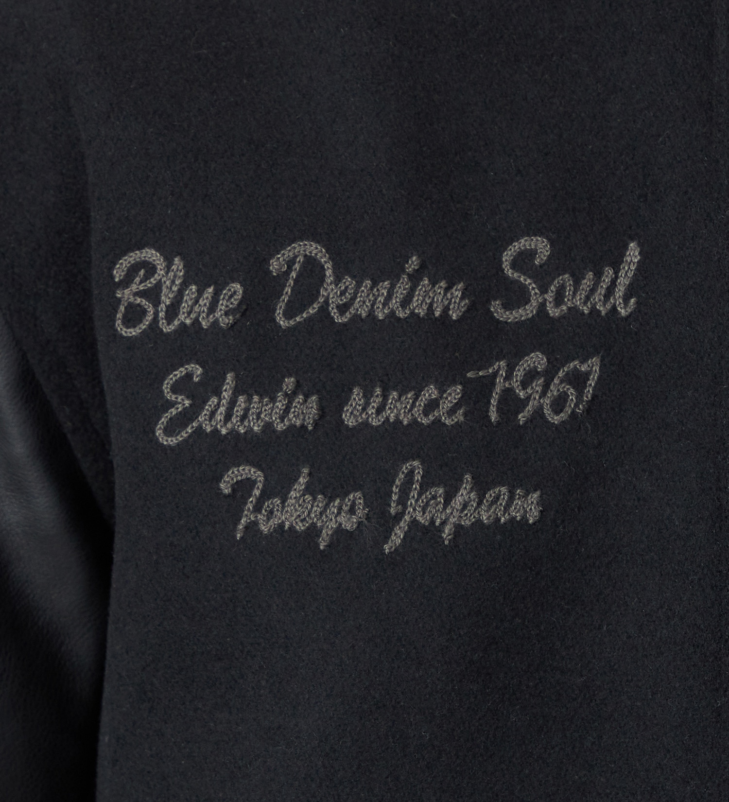 EDWIN(エドウイン)のスタジアムジャケット【アウトレット店舗・WEB限定】|ジャケット/アウター/スタジャン/メンズ|ブラック