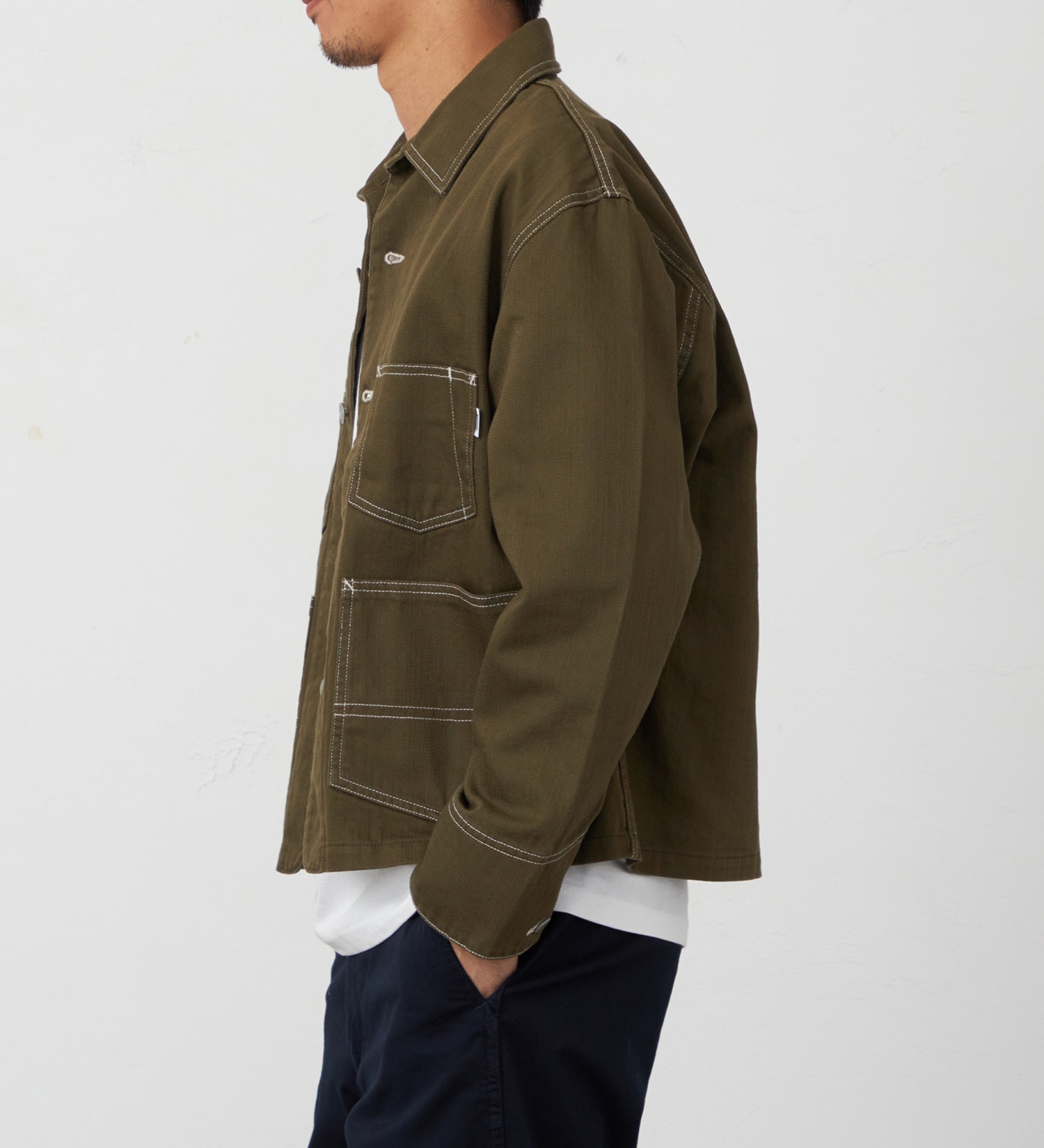 EDWIN(エドウイン)のデニムジャケット【アウトレット店舗・WEB限定】|ジャケット/アウター/デニムジャケット/メンズ|オリーブ