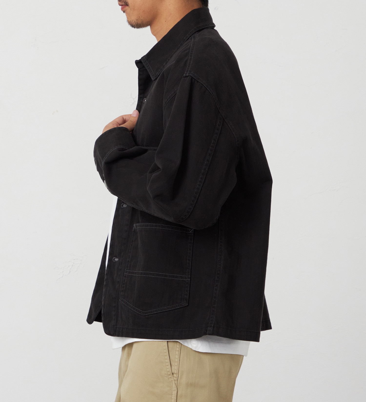 EDWIN(エドウイン)のデニムジャケット【アウトレット店舗・WEB限定】|ジャケット/アウター/デニムジャケット/メンズ|ブラックデニム