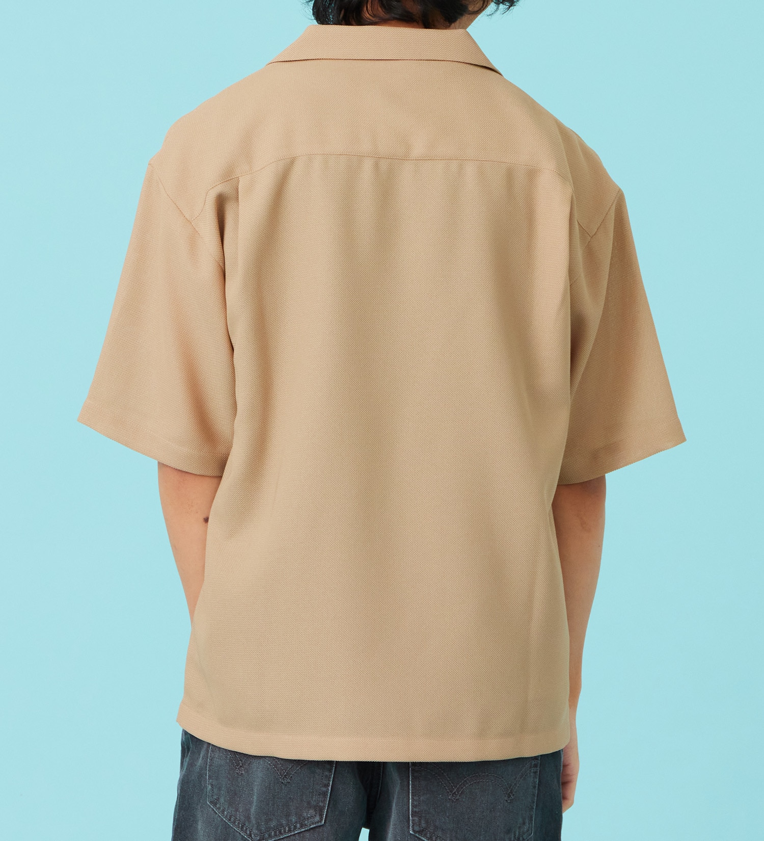 EDWIN(エドウイン)のシアー オープンカラーシャツ【アウトレット店舗・WEB限定商品】|トップス/シャツ/ブラウス/メンズ|カーキ