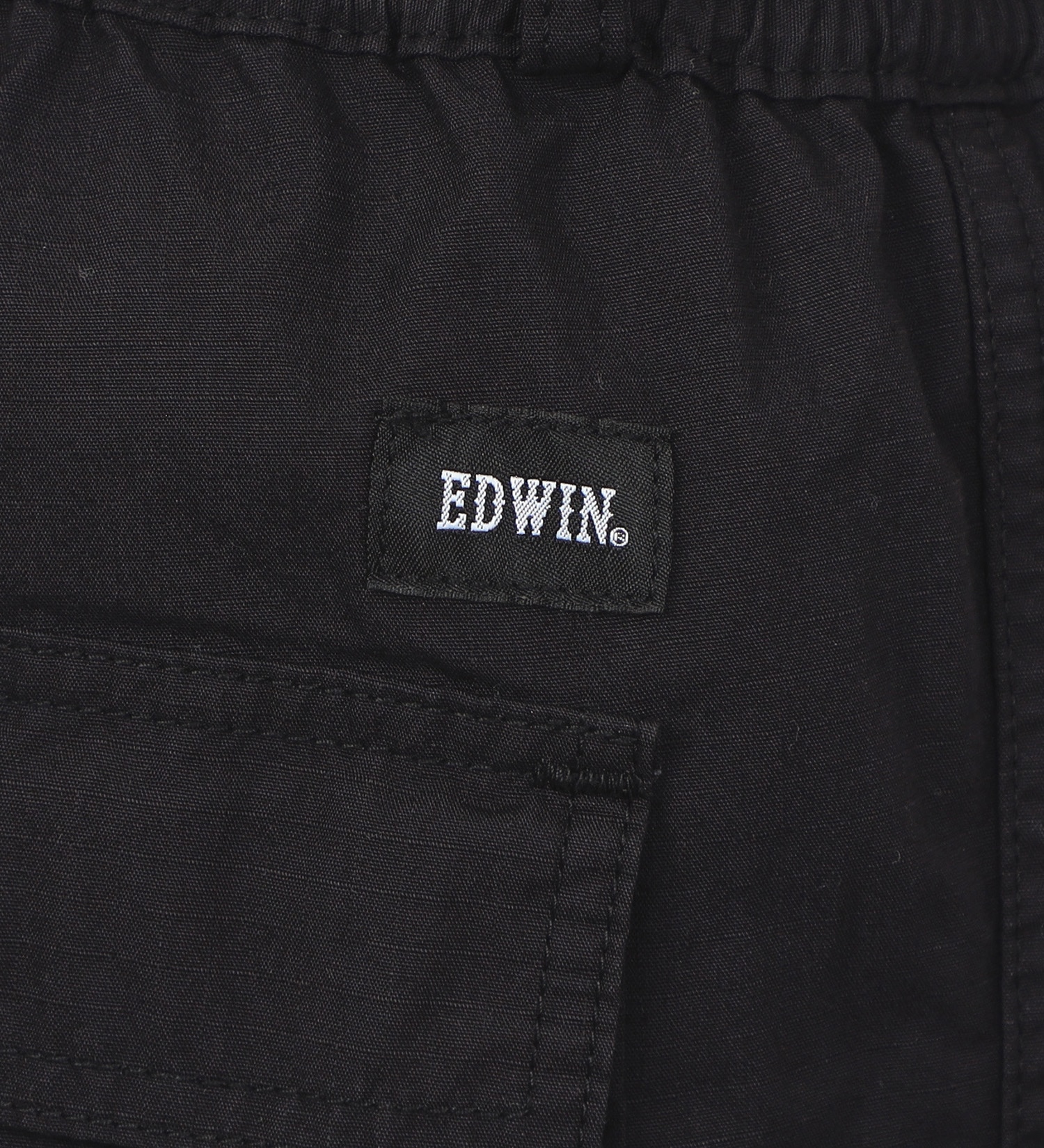 EDWIN(エドウイン)の【ガレージセール】イージーカーゴパンツ【アウトレット店舗・WEB限定】|パンツ/カーゴパンツ/メンズ|ブラック