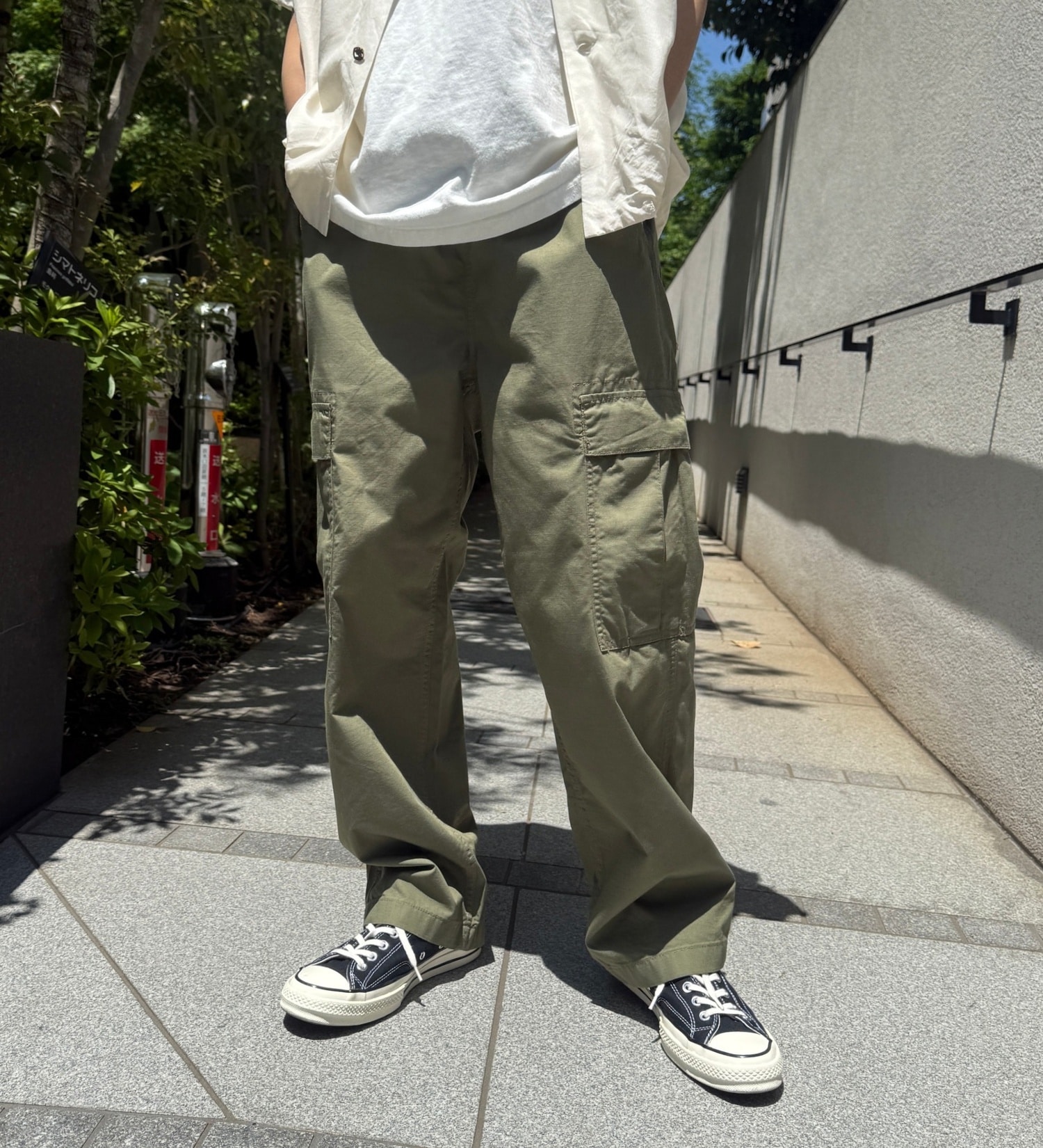 EDWIN(エドウイン)のイージーカーゴパンツ【アウトレット店舗・WEB限定】|パンツ/カーゴパンツ/メンズ|ライトグリーン