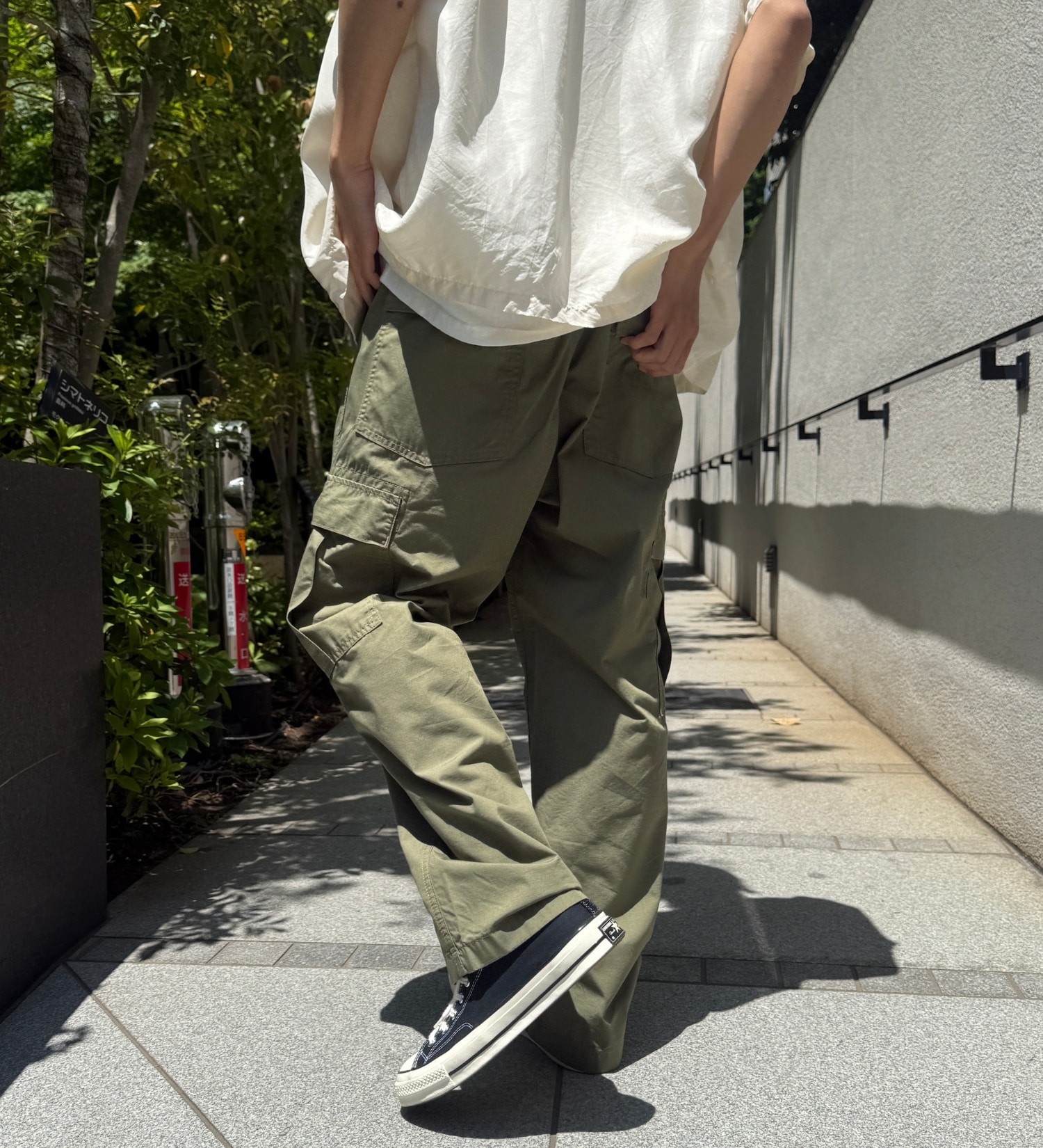 EDWIN(エドウイン)のイージーカーゴパンツ【アウトレット店舗・WEB限定】|パンツ/カーゴパンツ/メンズ|ライトグリーン