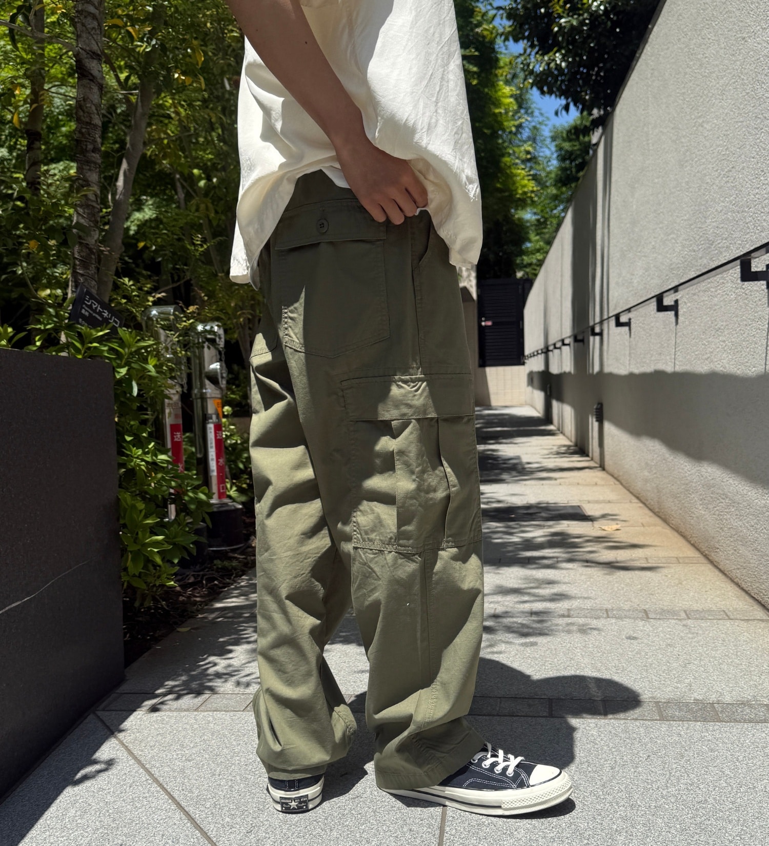 EDWIN(エドウイン)のイージーカーゴパンツ【アウトレット店舗・WEB限定】|パンツ/カーゴパンツ/メンズ|ライトグリーン