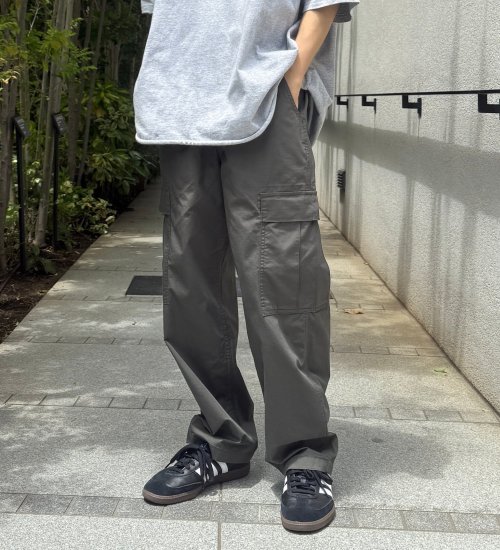 EDWIN(エドウイン)のイージーカーゴパンツ【アウトレット店舗・WEB限定】|パンツ/カーゴパンツ/メンズ|ダークグリーン
