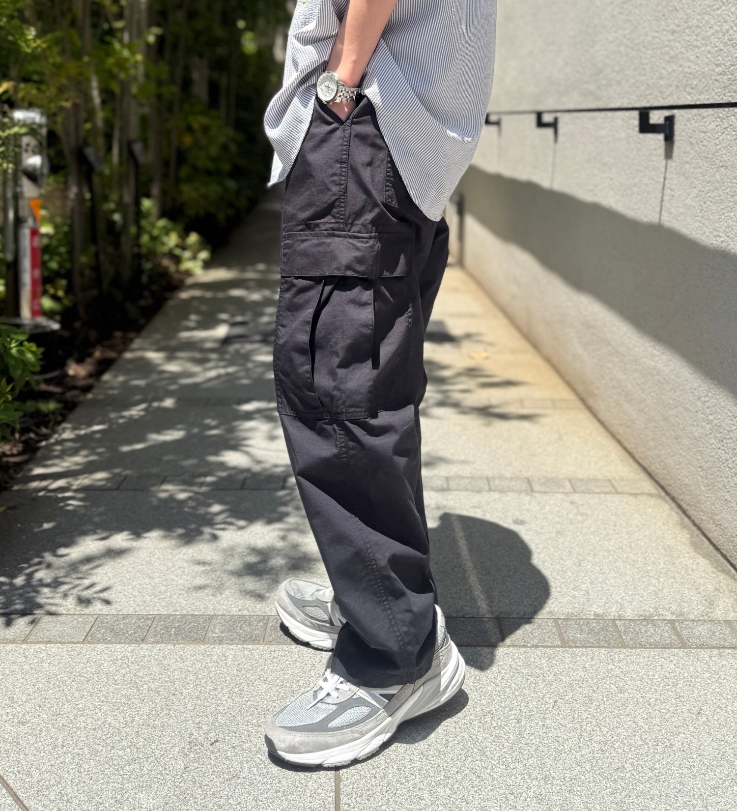 EDWIN(エドウイン)のイージーカーゴパンツ【アウトレット店舗・WEB限定】|パンツ/カーゴパンツ/メンズ|ブラック