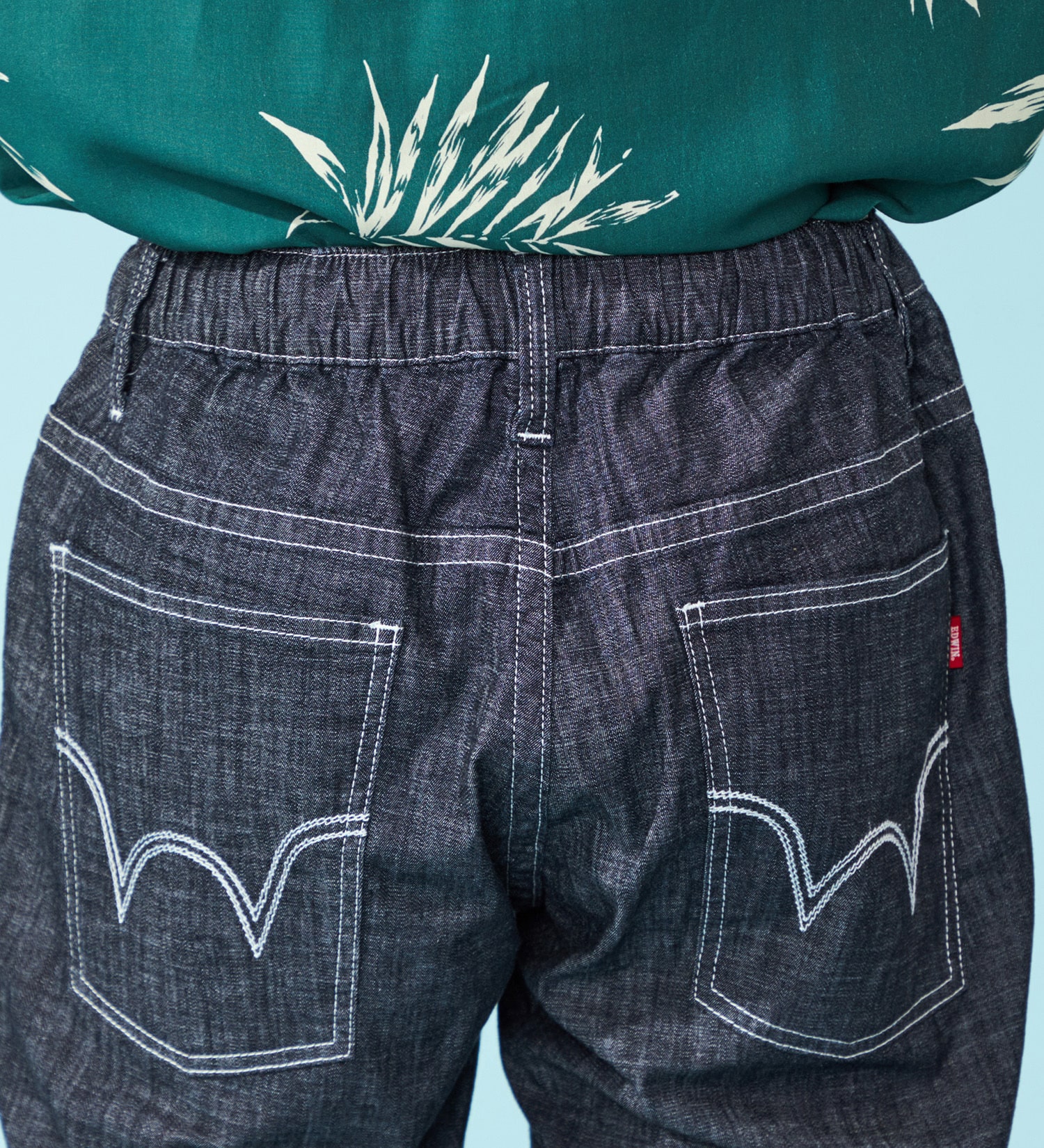 EDWIN(エドウイン)のイージーショートデニムパンツ【アウトレット店舗・WEB限定】|パンツ/デニム / ジーンズパンツ/メンズ|インディゴブルー