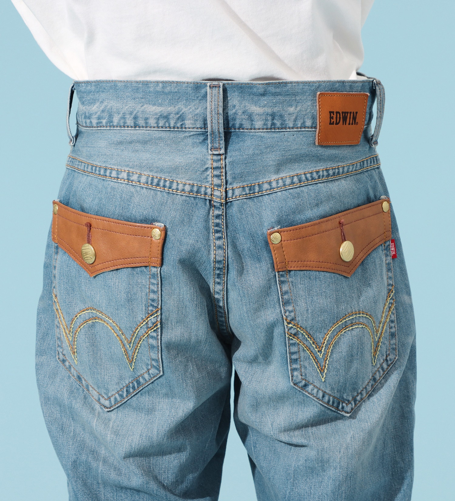 EDWIN(エドウイン)の【FINAL SALE】ダブルポケットショーツ【アウトレット店舗・WEB限定商品】|パンツ/デニム / ジーンズパンツ/メンズ|淡色ブルー