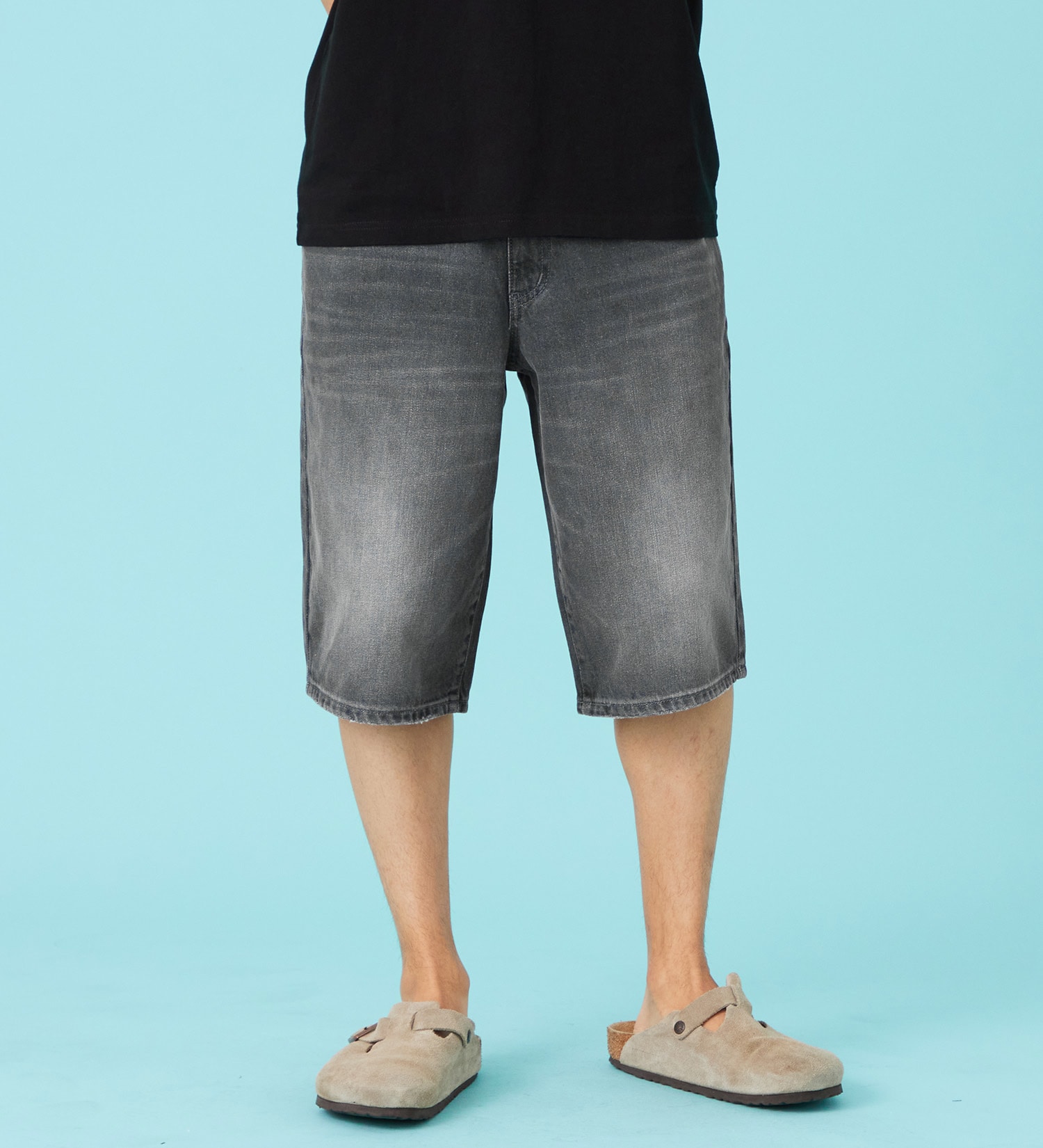 EDWIN(エドウイン)の【試着対象】レギュラー デニムショートパンツ【アウトレット店舗・WEB限定商品】|パンツ/デニム / ジーンズパンツ/メンズ|ブラックデニム