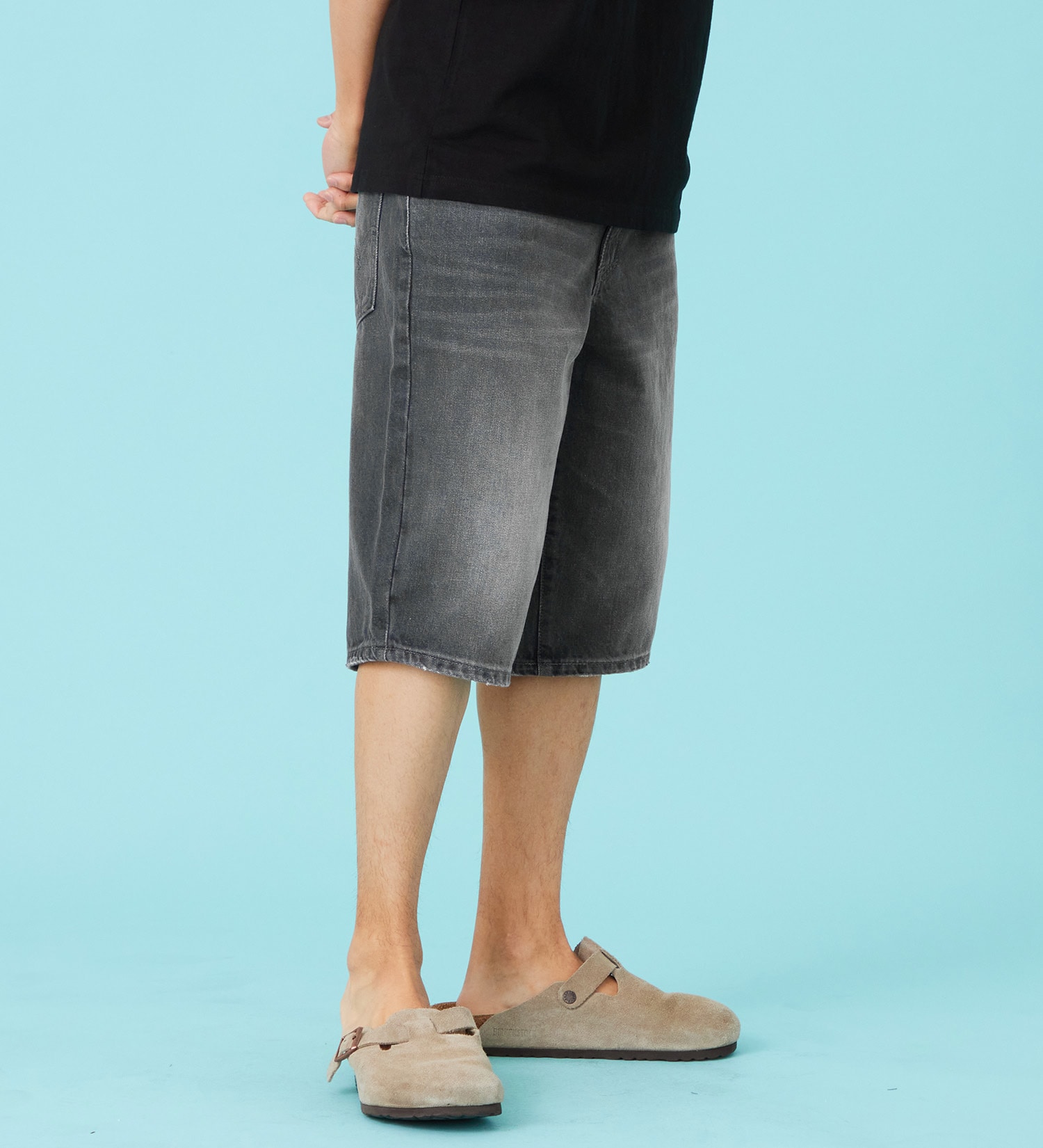 EDWIN(エドウイン)の【試着対象】レギュラー デニムショートパンツ【アウトレット店舗・WEB限定商品】|パンツ/デニム / ジーンズパンツ/メンズ|ブラックデニム
