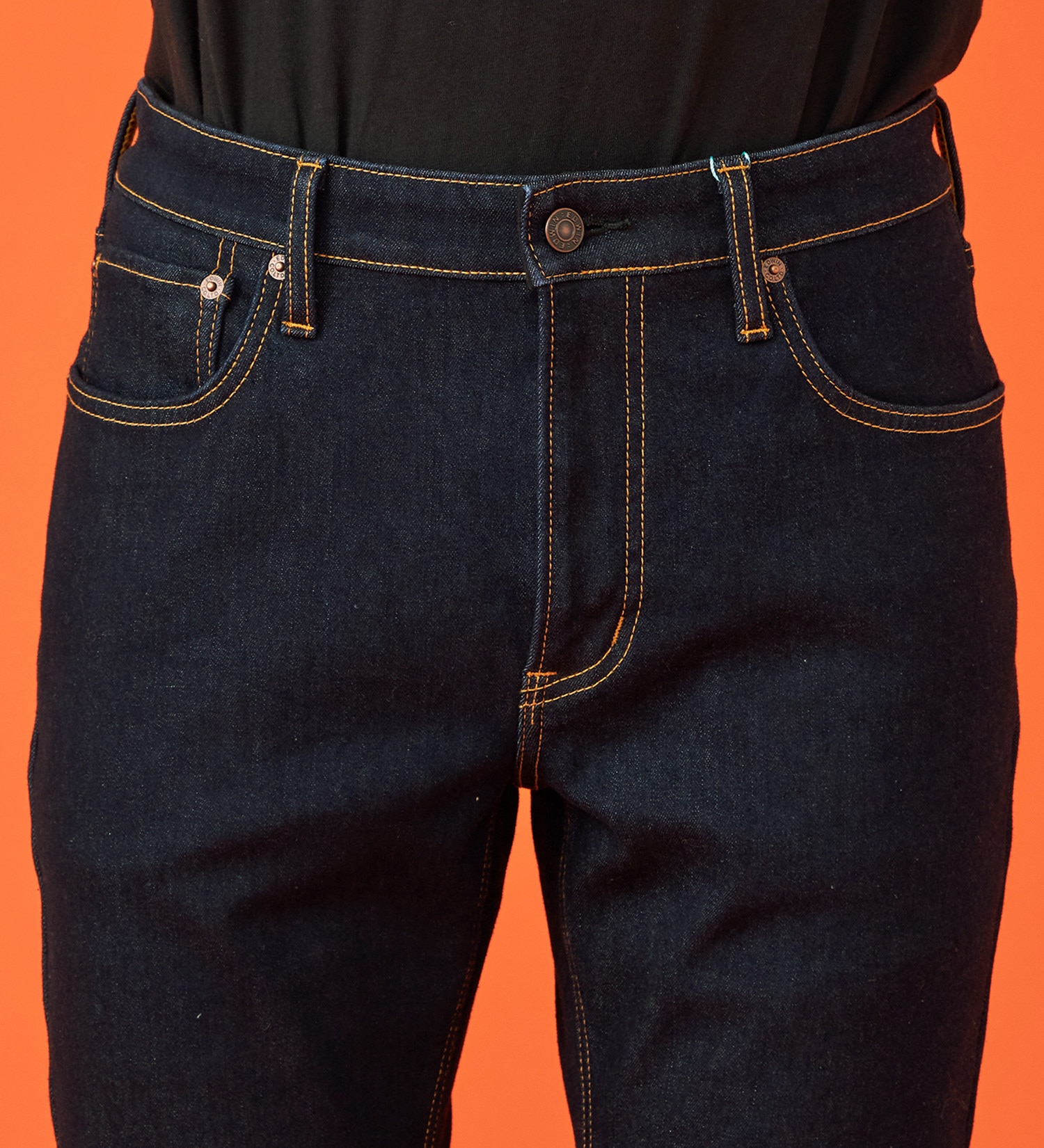 EDWIN(エドウイン)の【WINTER SALE】【暖】タイトストレートデニムパンツ【アウトレット店舗・WEB限定】|パンツ/デニム / ジーンズパンツ/メンズ|濃色ブルー