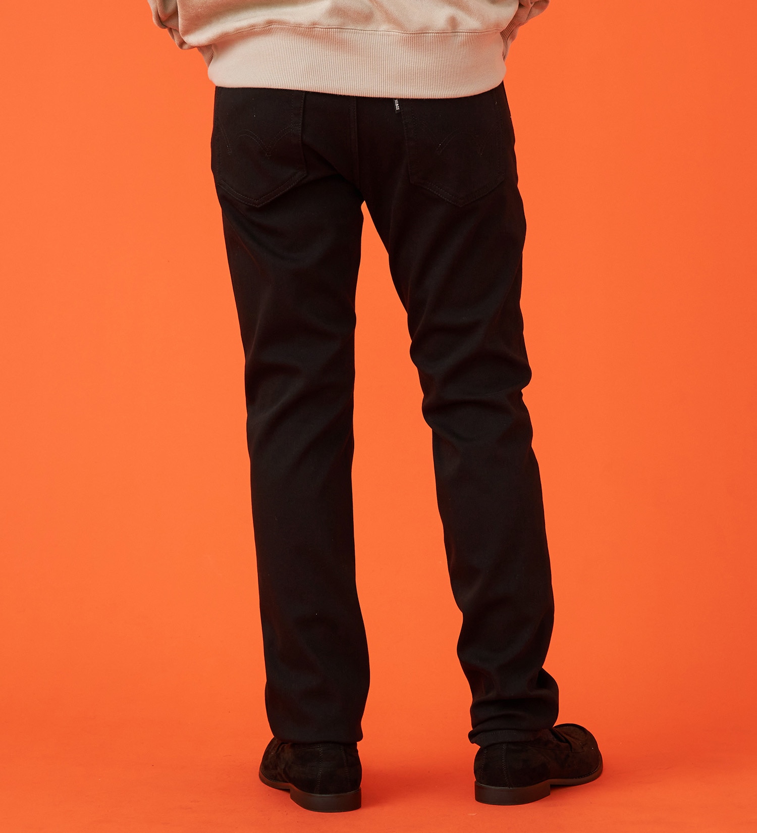 EDWIN(エドウイン)の【WINTER SALE】【暖】タイトストレートデニムパンツ【アウトレット店舗・WEB限定】|パンツ/デニム / ジーンズパンツ/メンズ|ブラック