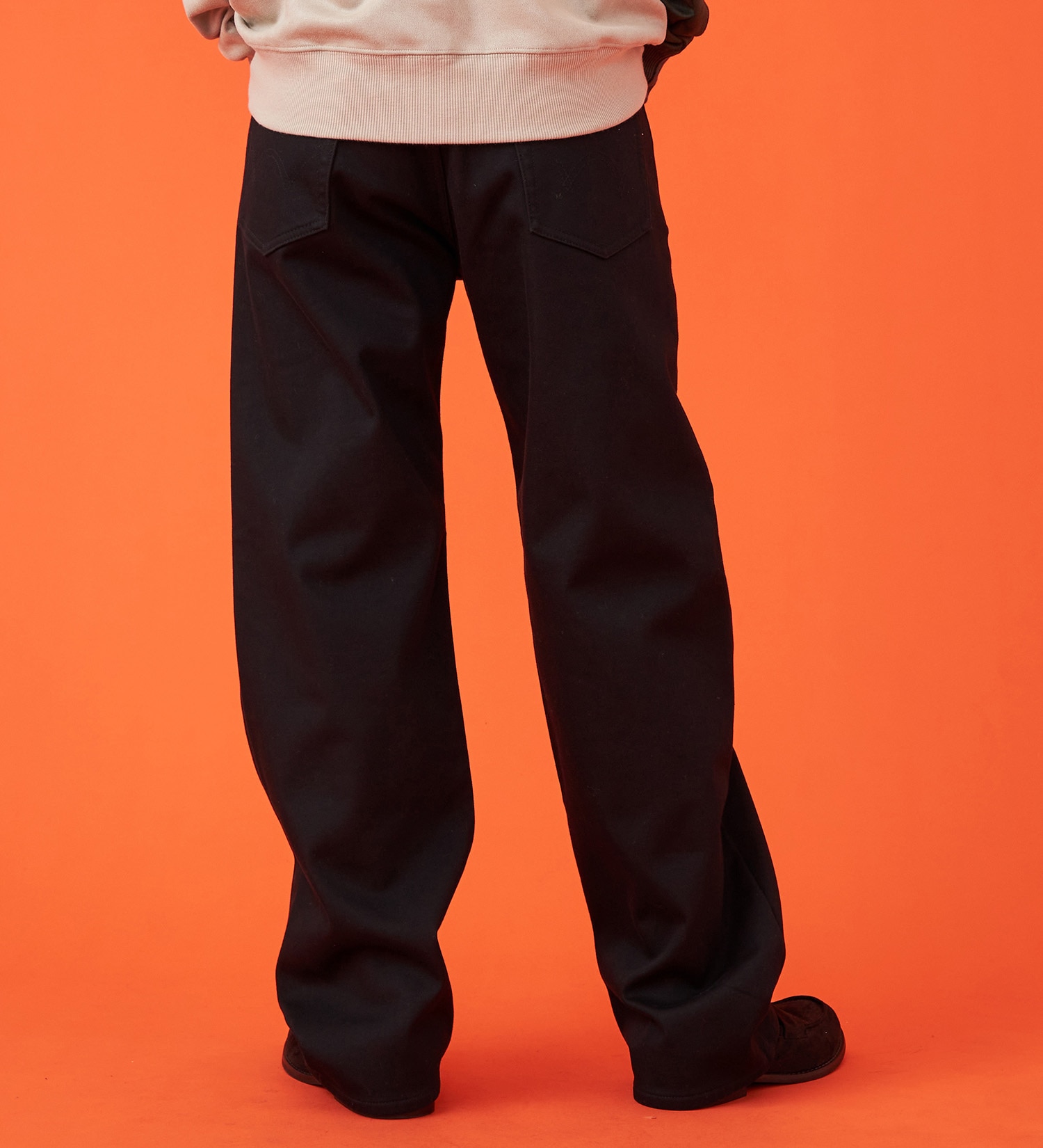 EDWIN(エドウイン)の【暖】ワイドデニムパンツ 防風【アウトレット店舗・WEB限定】|パンツ/デニム / ジーンズパンツ/メンズ|ブラック