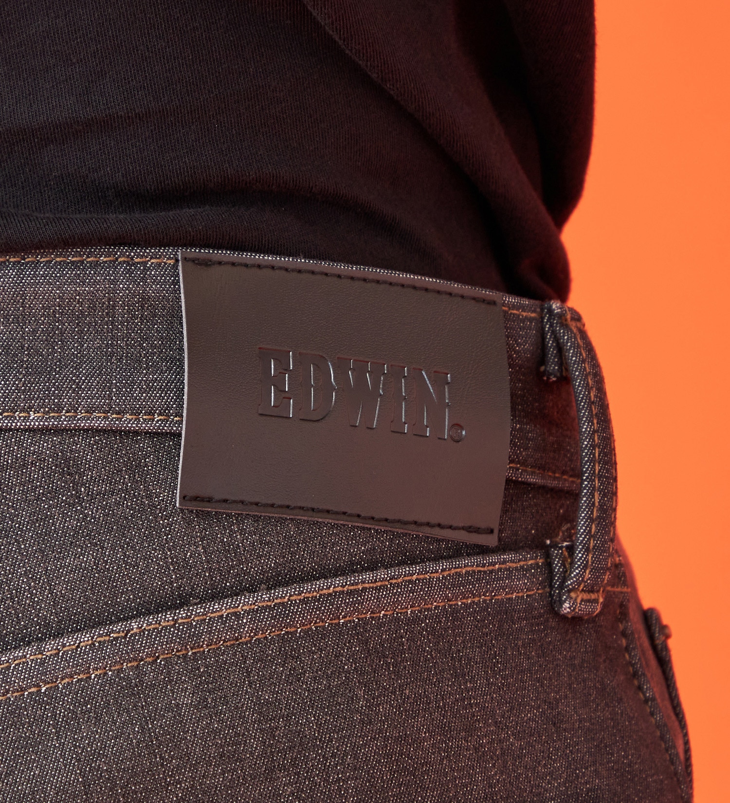 EDWIN(エドウイン)の【暖】ワイドデニムパンツ 防風【アウトレット店舗・WEB限定】|パンツ/デニム / ジーンズパンツ/メンズ|ブラックデニム