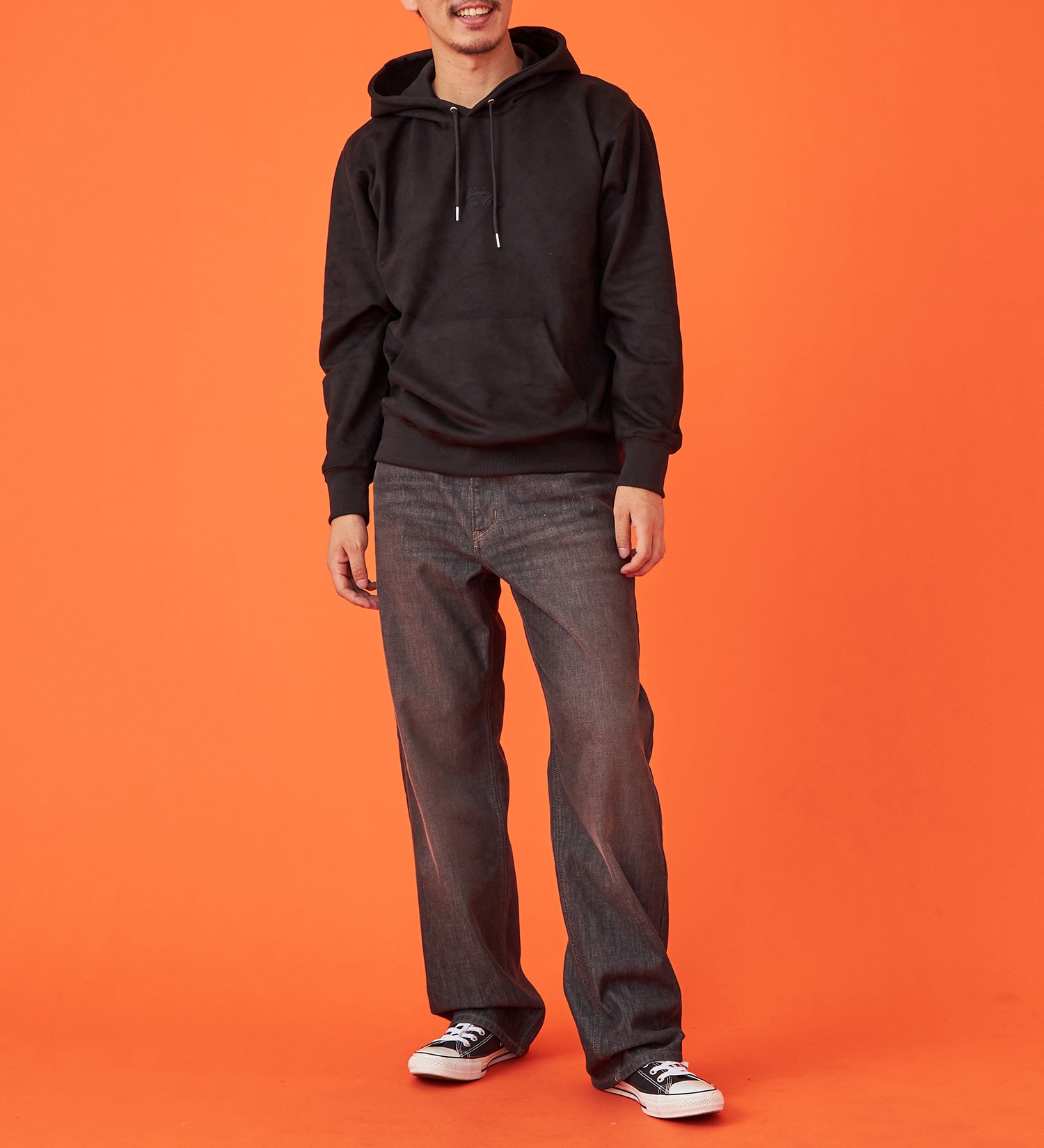 EDWIN(エドウイン)の【暖】ワイドデニムパンツ 防風【アウトレット店舗・WEB限定】|パンツ/デニム / ジーンズパンツ/メンズ|ブラックデニム