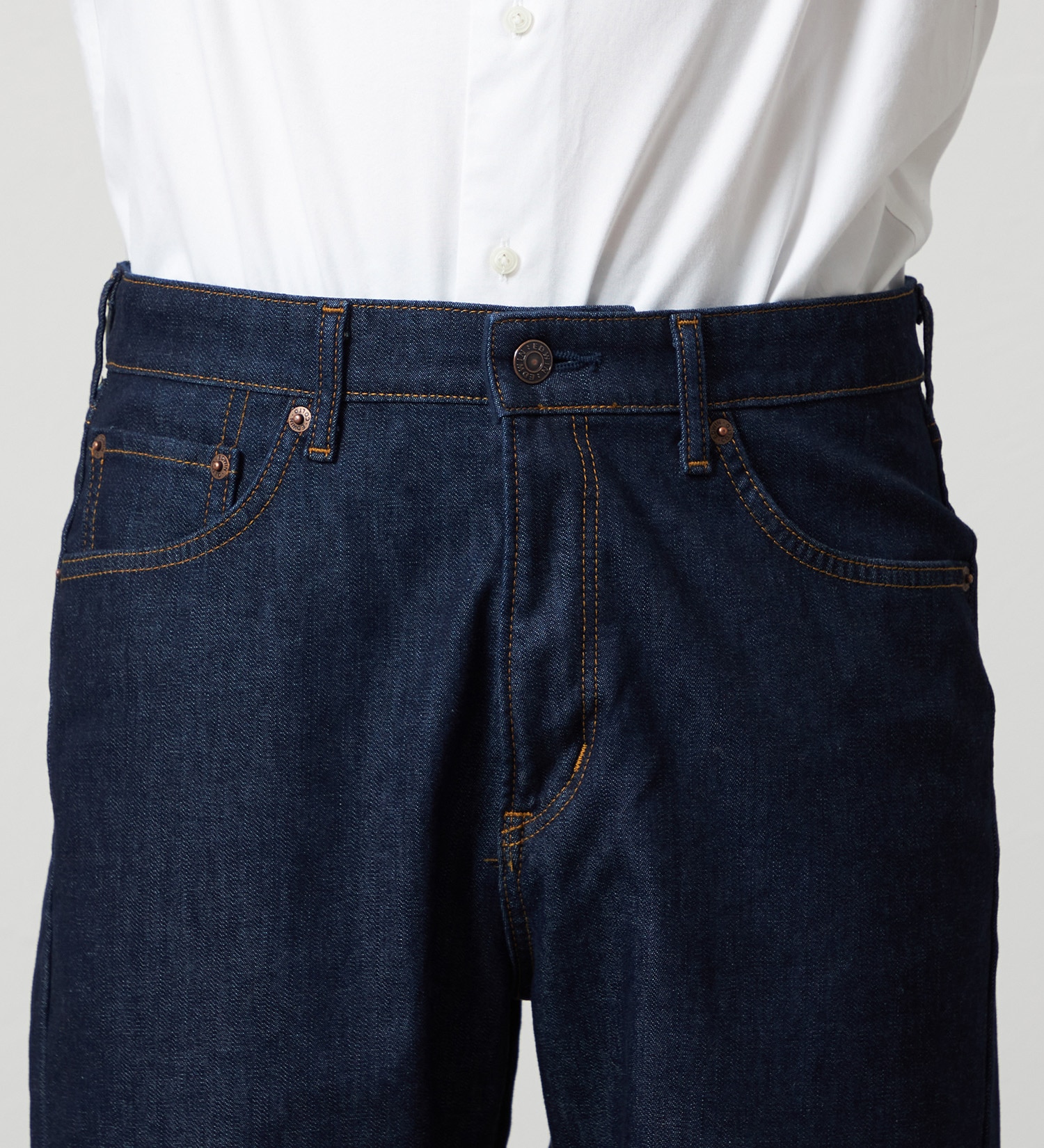 EDWIN(エドウイン)の【暖】ワイドデニムパンツ 防風【アウトレット店舗・WEB限定】|パンツ/デニム / ジーンズパンツ/メンズ|インディゴブルー