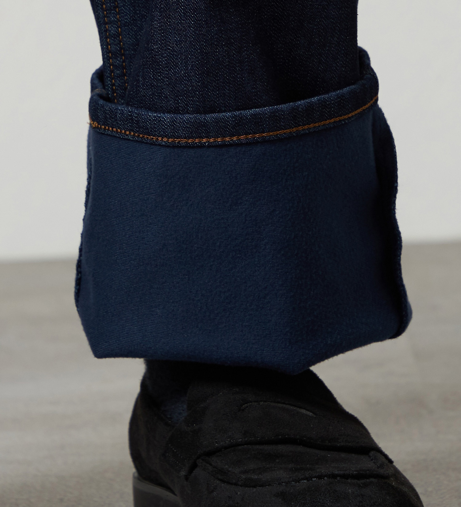 EDWIN(エドウイン)の【暖】ワイドデニムパンツ 防風【アウトレット店舗・WEB限定】|パンツ/デニム / ジーンズパンツ/メンズ|インディゴブルー