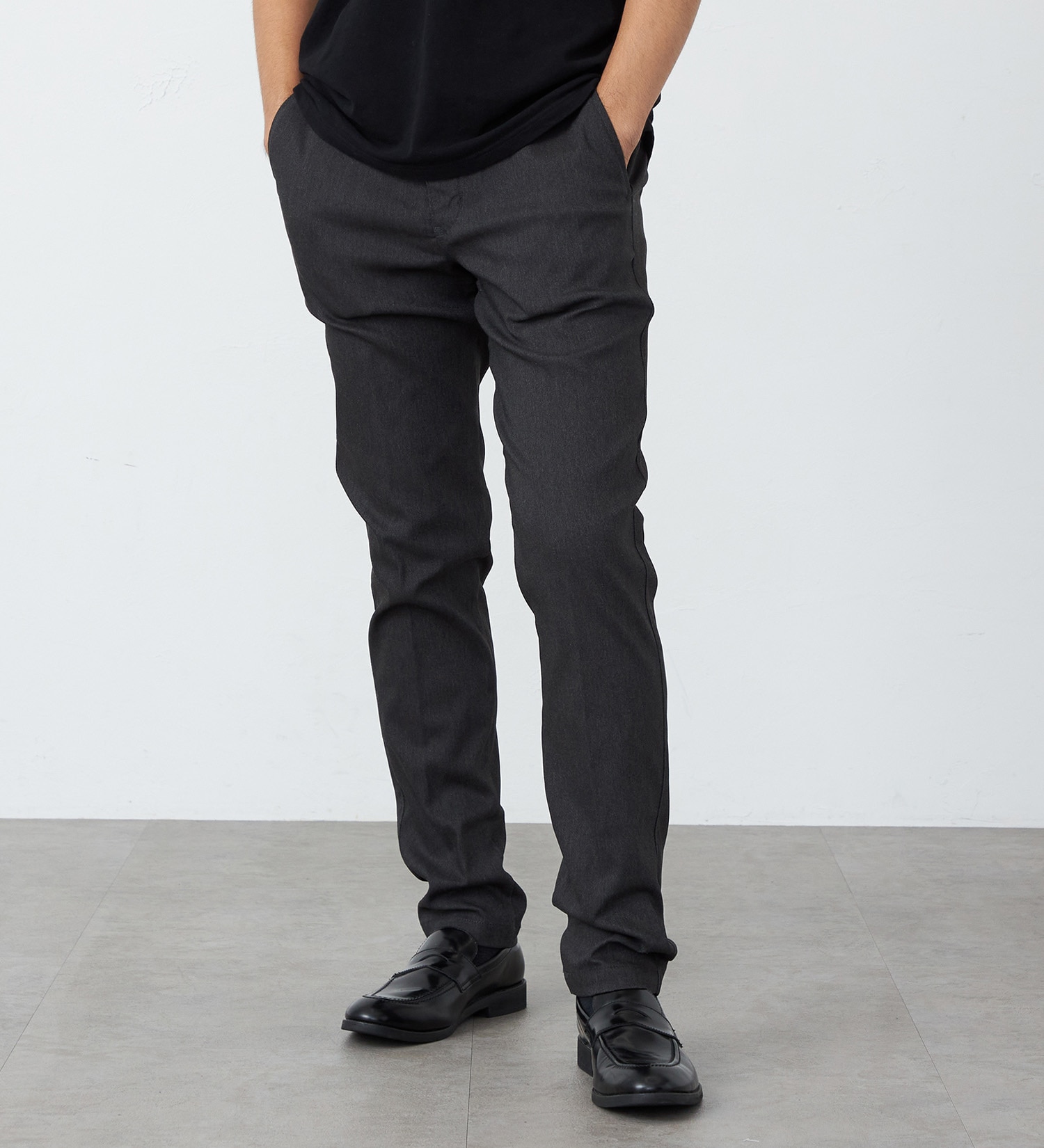 EDWIN(エドウイン)の【暖】スリムトラウザーパンツ【アウトレット店舗・WEB限定】|パンツ/パンツ/メンズ|チャコール